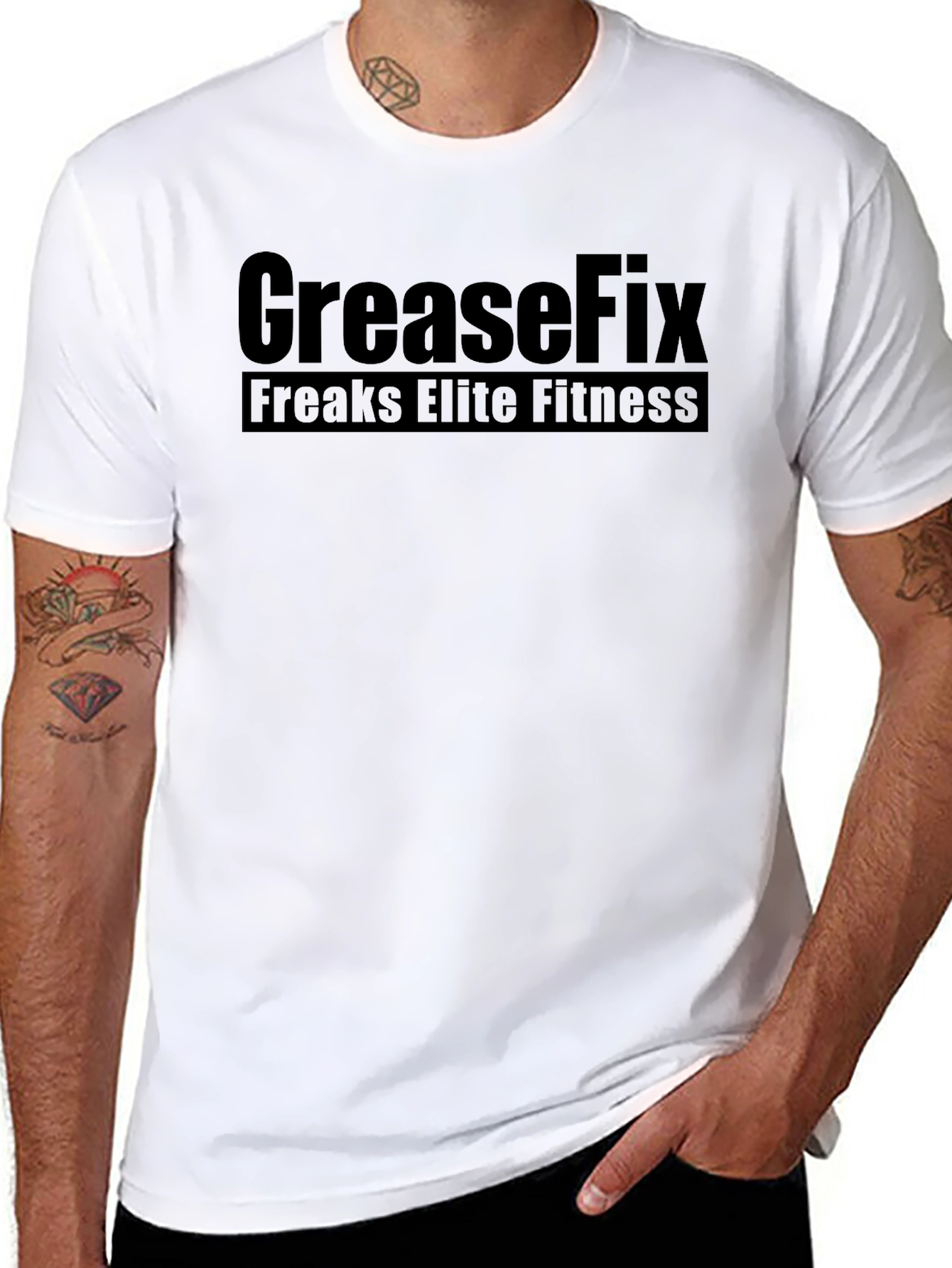 GreaseFix Freaks Elite Fitness Black T-Shirt
