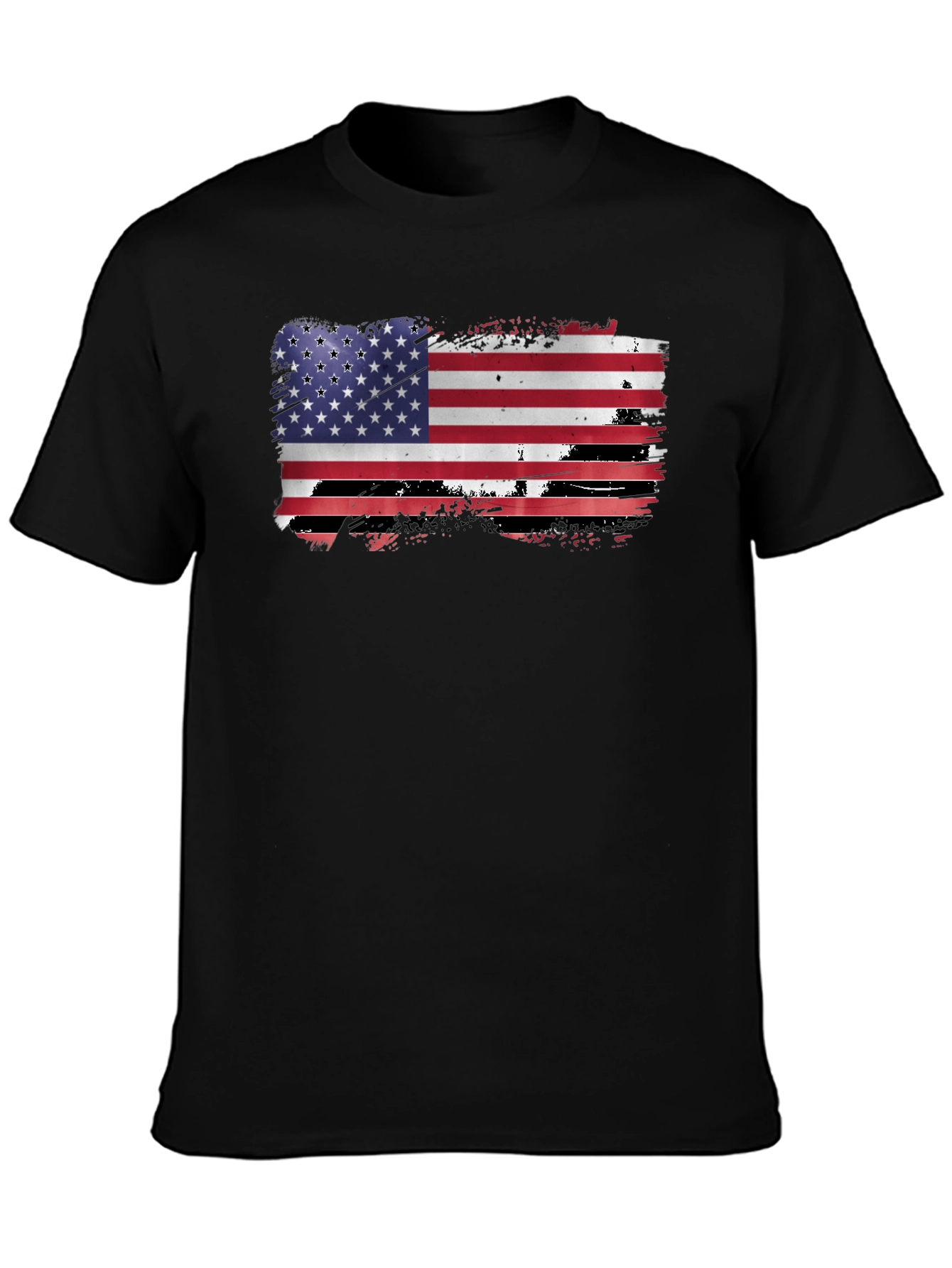 American Flag Graphic Tee - Patriotic Style