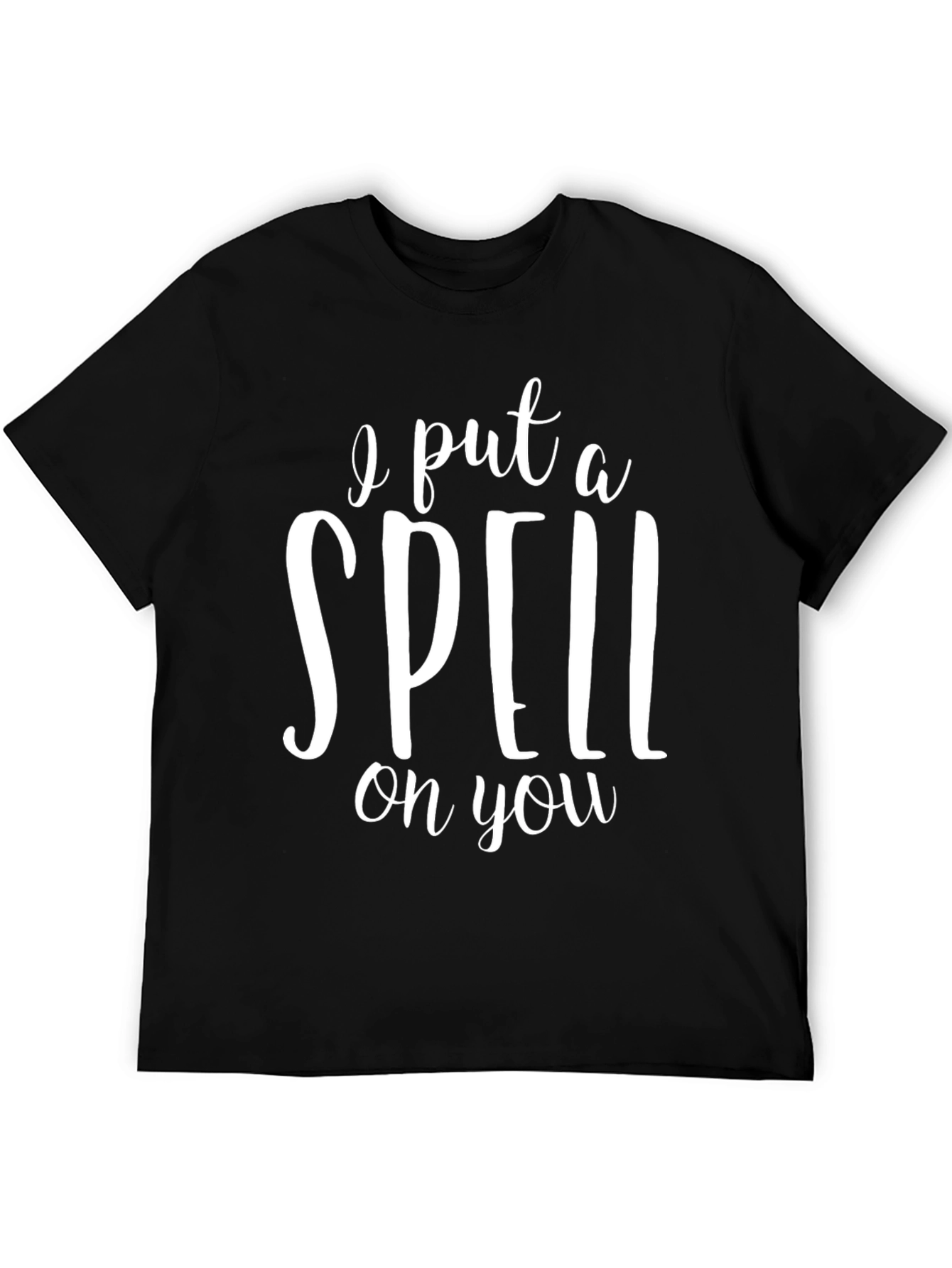 I Put A Spell On You Black Graphic Tee