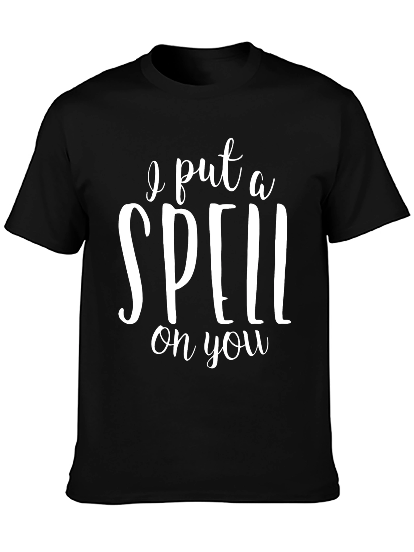 I Put A Spell On You Black Graphic Tee
