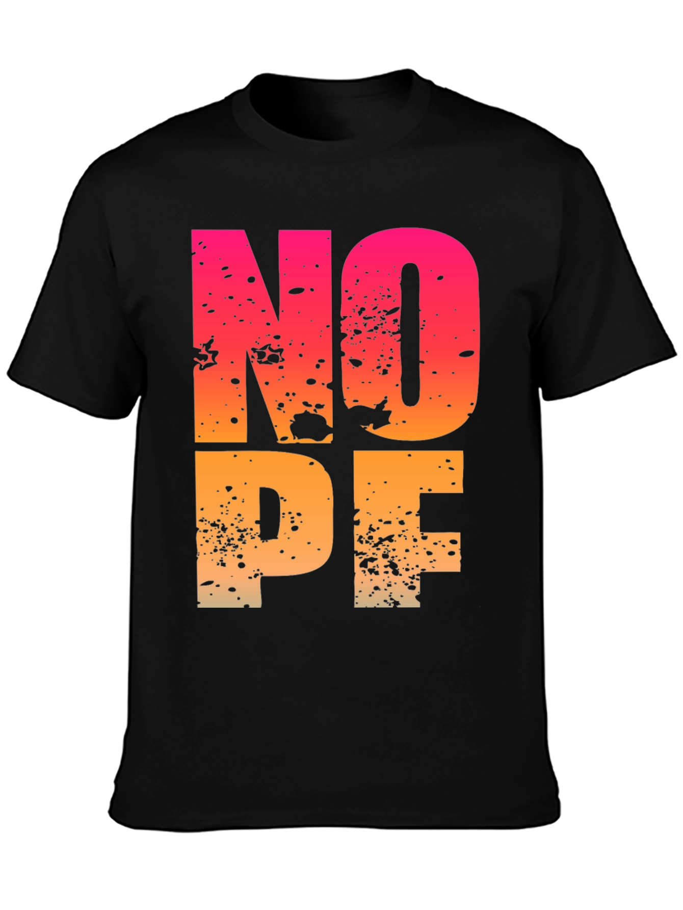 NOPE Graphic Tee - Mens Black T-Shirt