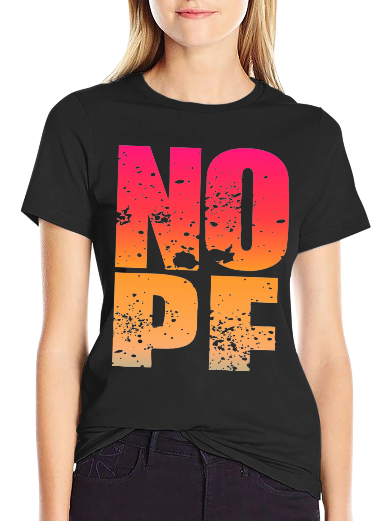 NOPE Graphic Tee - Mens Black T-Shirt