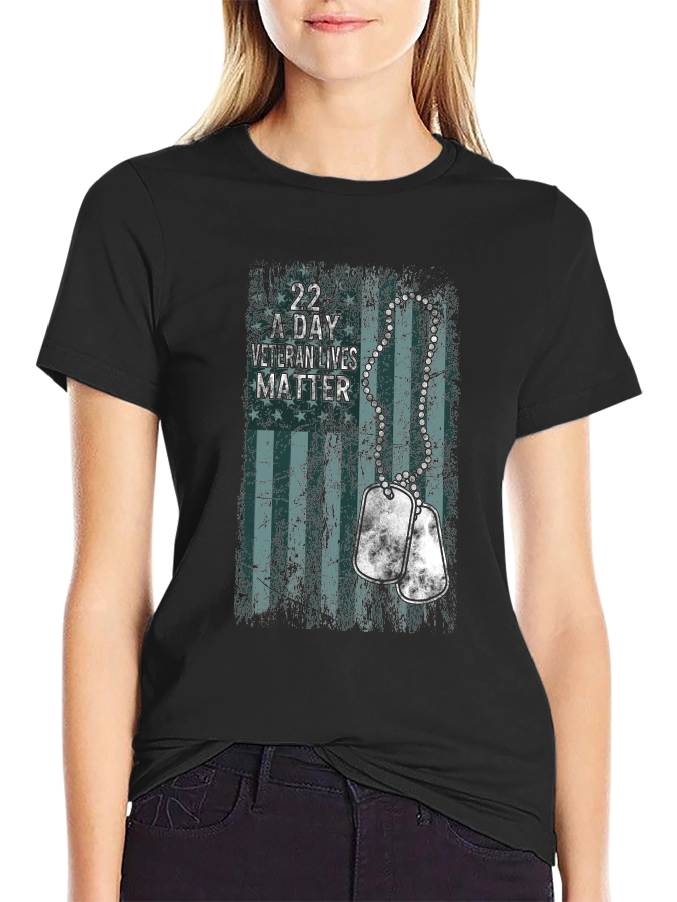 Veteran Lives Matter Graphic T-Shirt