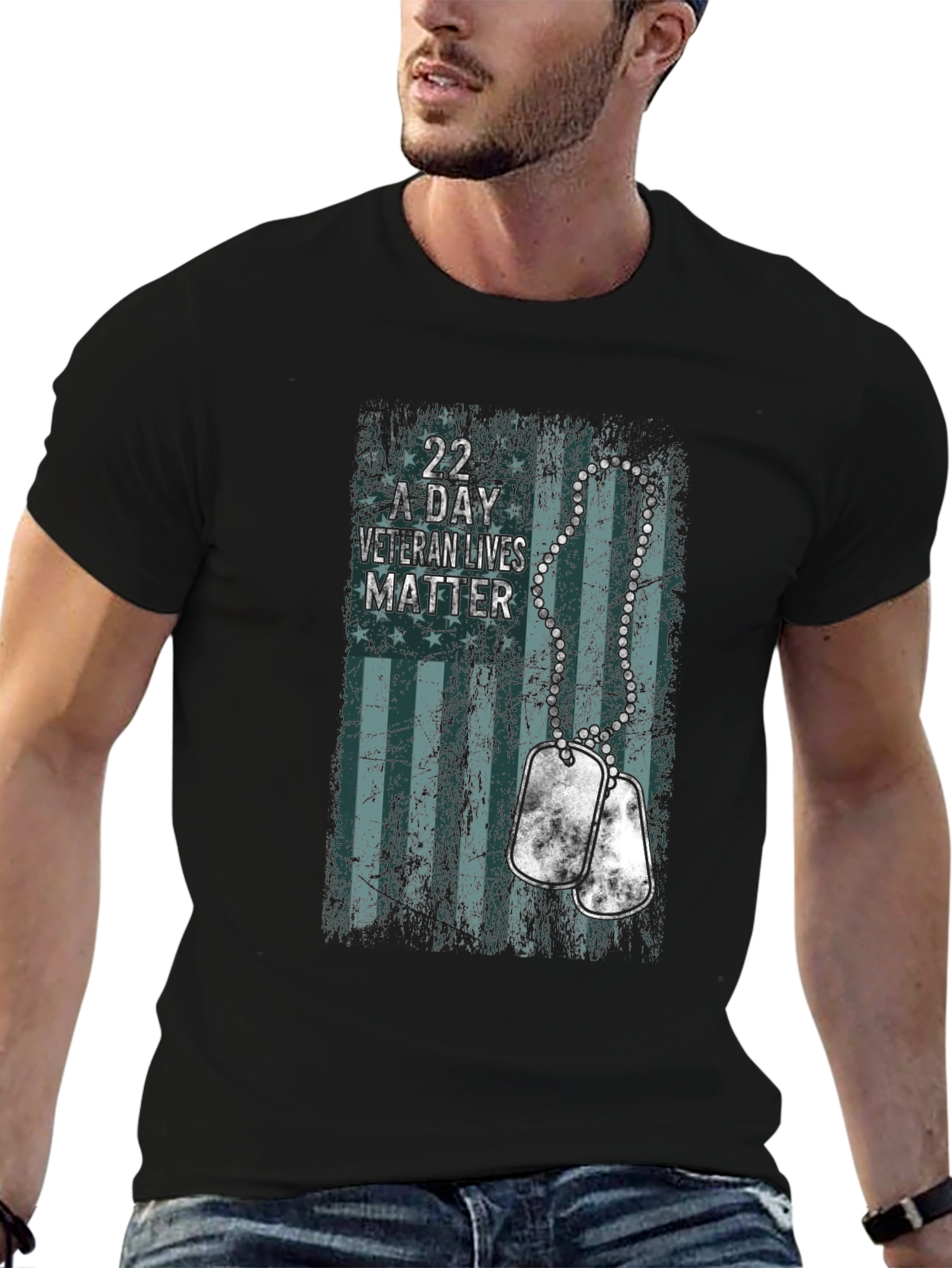 Veteran Lives Matter Graphic T-Shirt