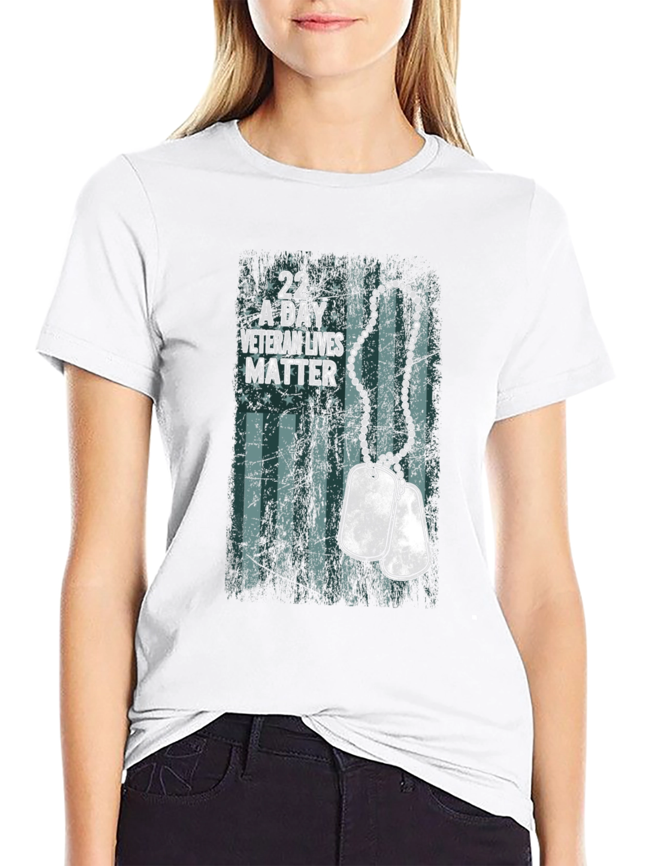 Veteran Lives Matter Graphic T-Shirt