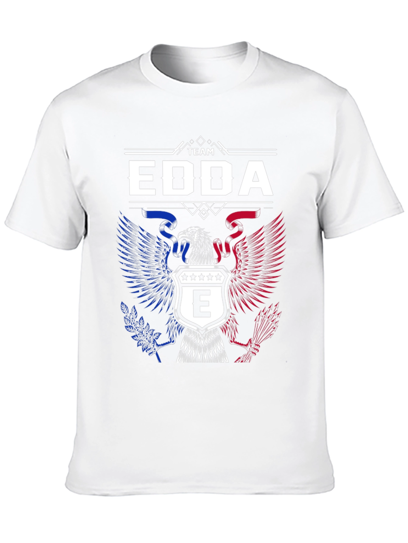 Team Edda Eagle Graphic T-Shirt - Patriotic Design