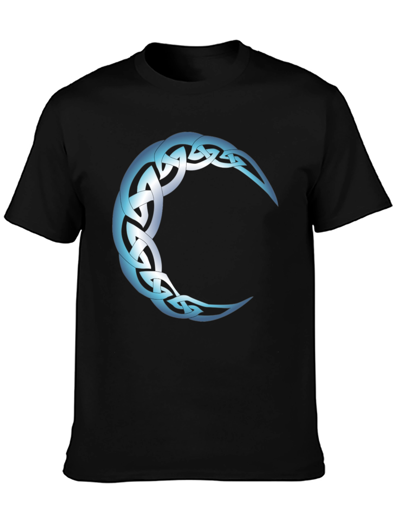 Celtic Moon Knot T-Shirt - Black