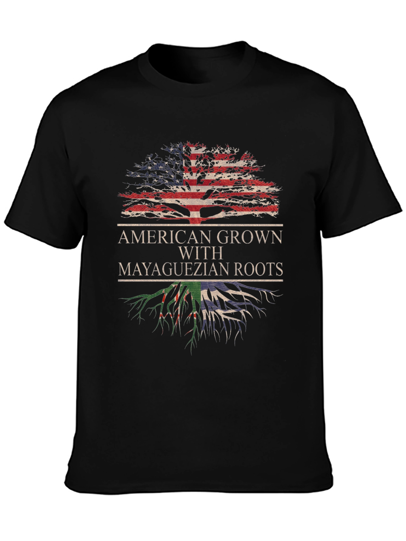 American Grown with Mayaguezian Roots T-Shirt