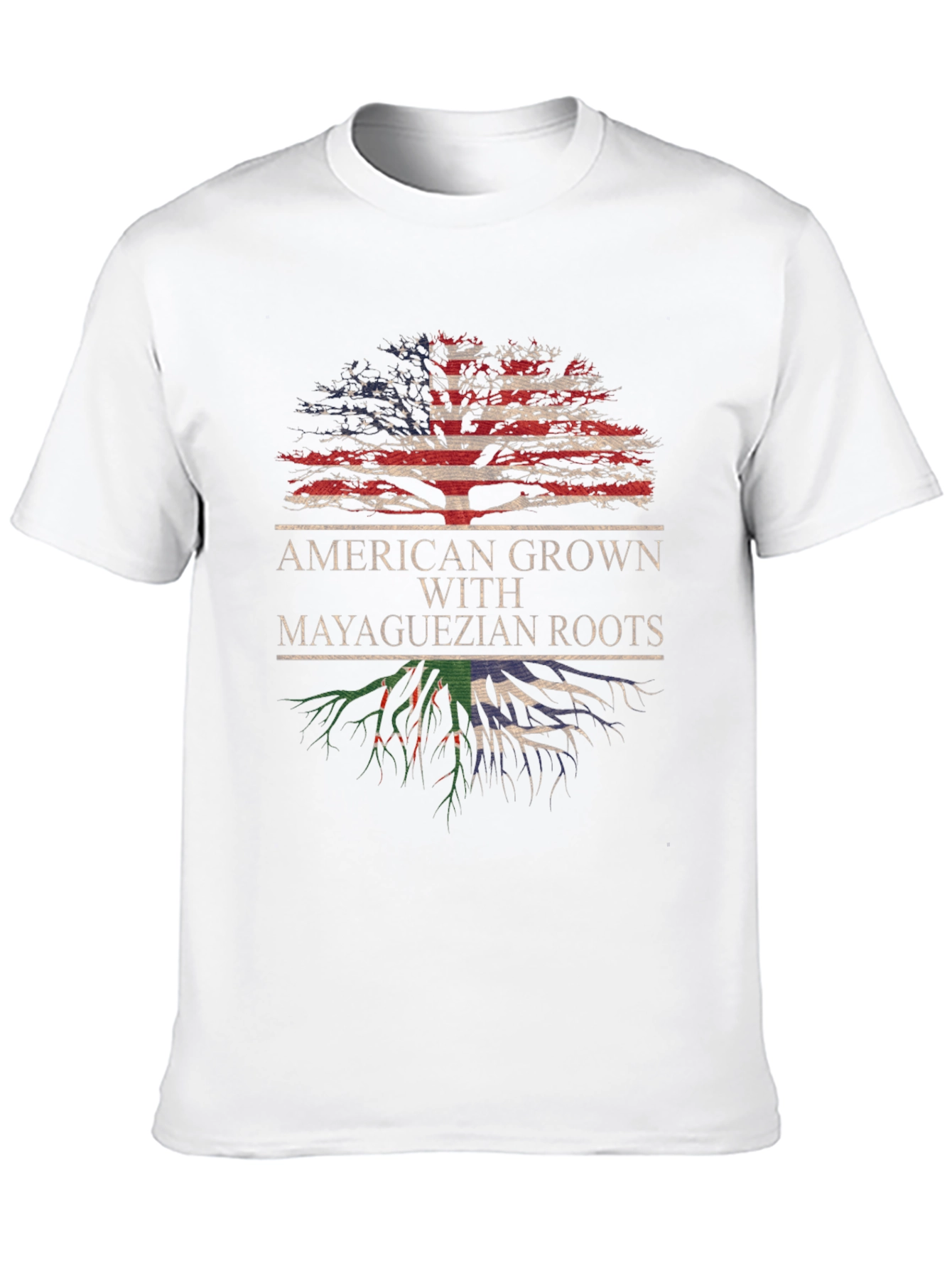 American Grown with Mayaguezian Roots T-Shirt