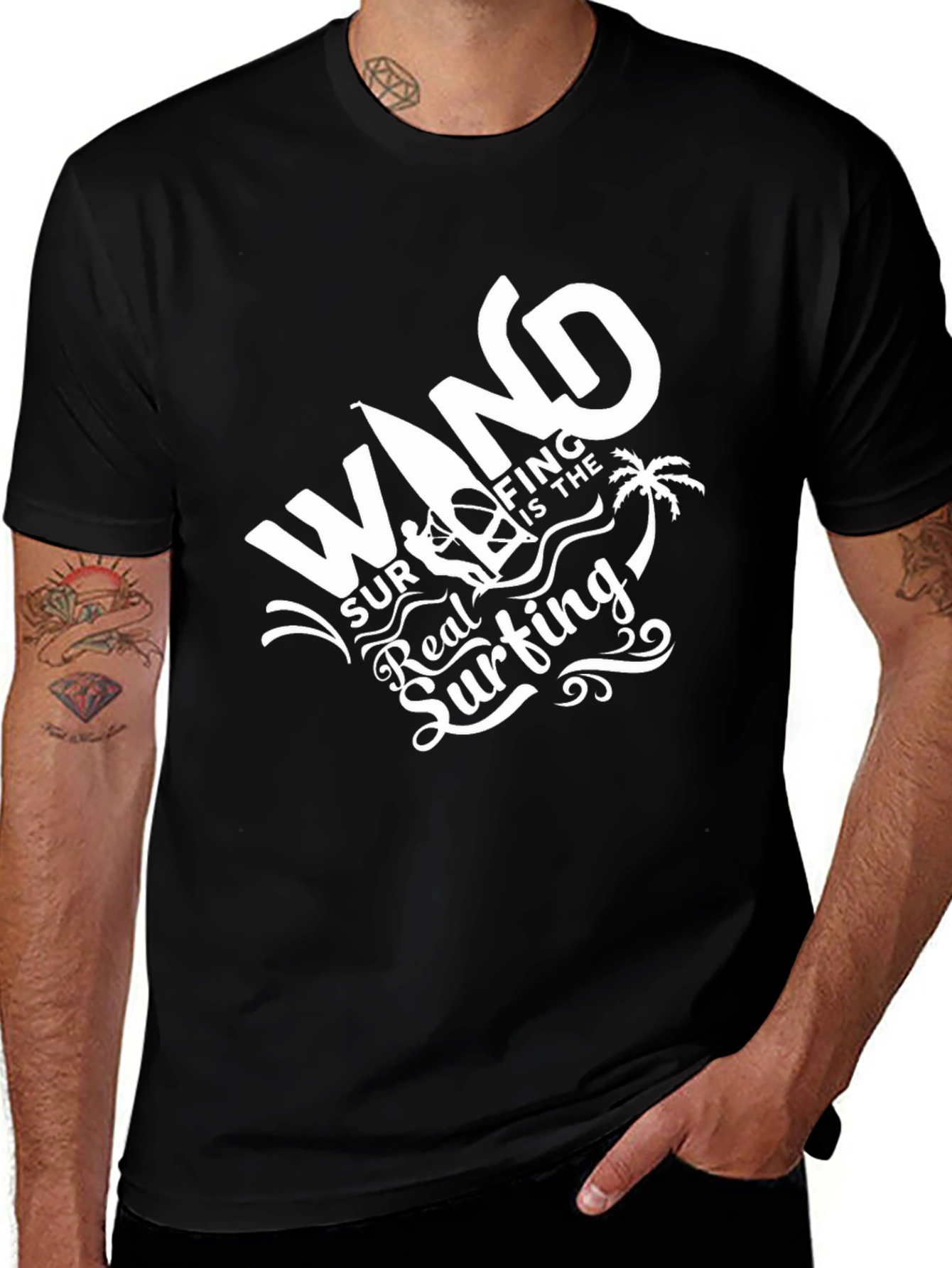 Wind Surfing T-Shirt - Real Surfing Tee