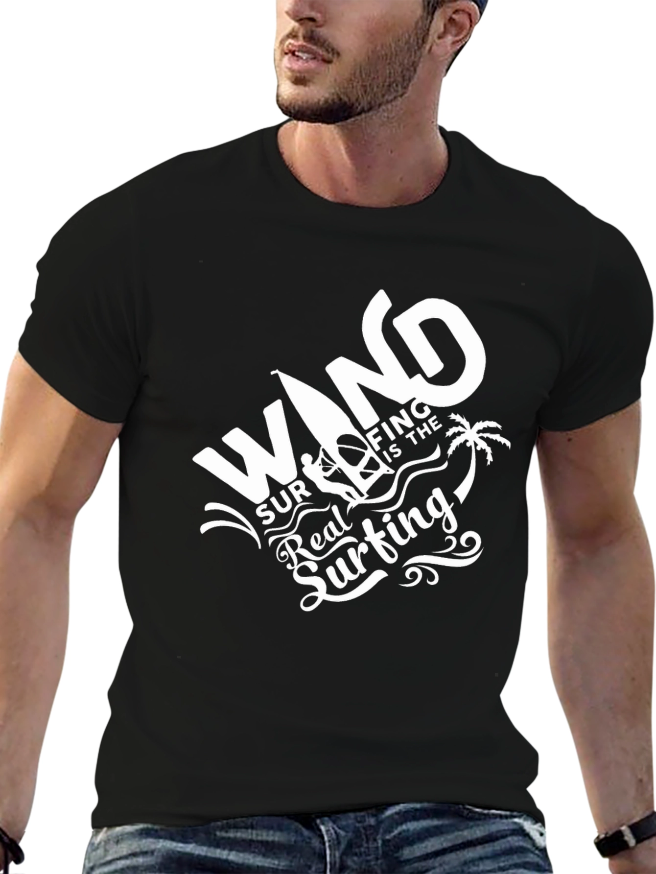 Wind Surfing T-Shirt - Real Surfing Tee