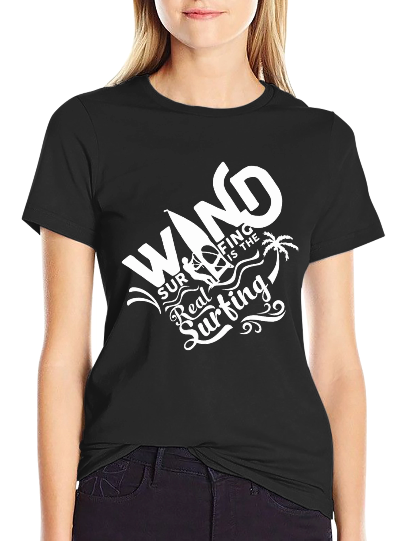 Wind Surfing T-Shirt - Real Surfing Tee