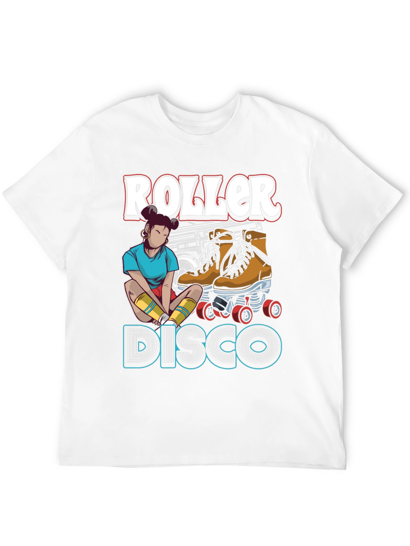Roller Disco Graphic T-Shirt - Retro Style