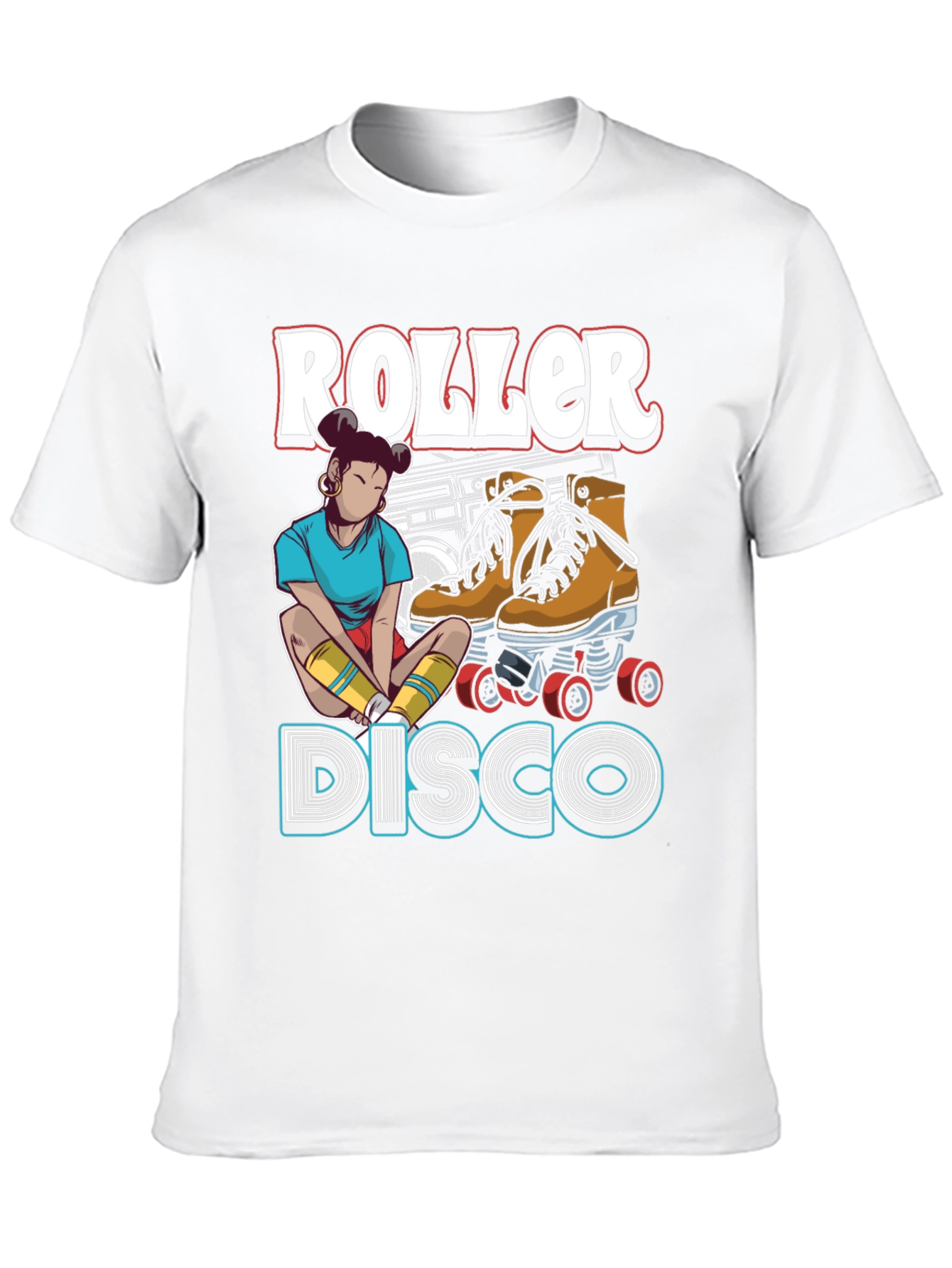 Roller Disco Graphic T-Shirt - Retro Style