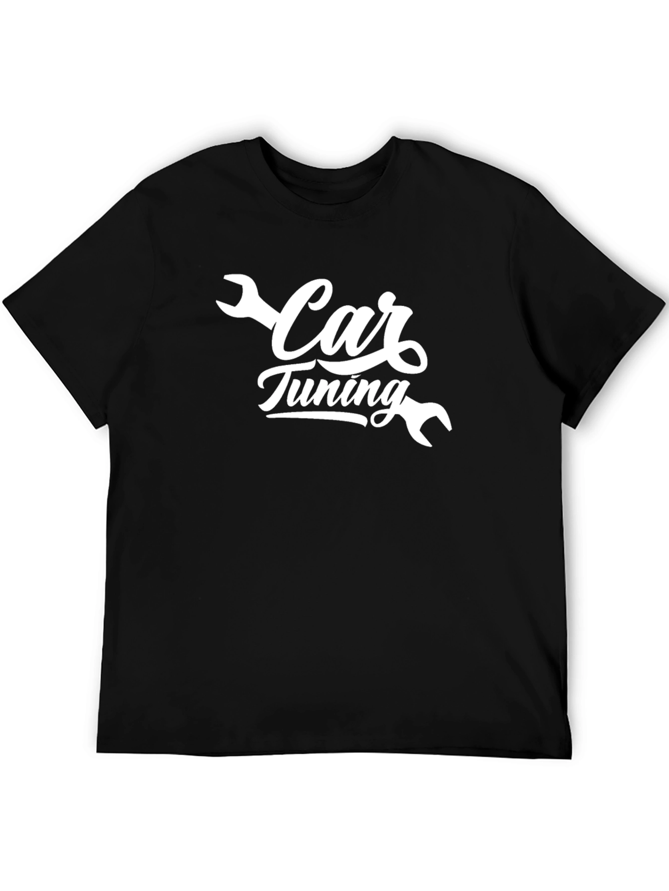 Car Tuning Black T-Shirt - Mechanic Auto Enthusiast Apparel
