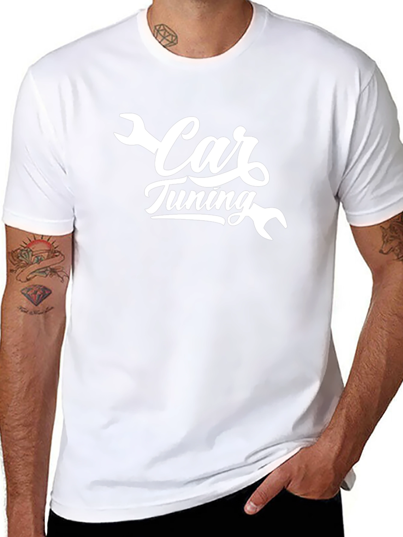Car Tuning Black T-Shirt - Mechanic Auto Enthusiast Apparel