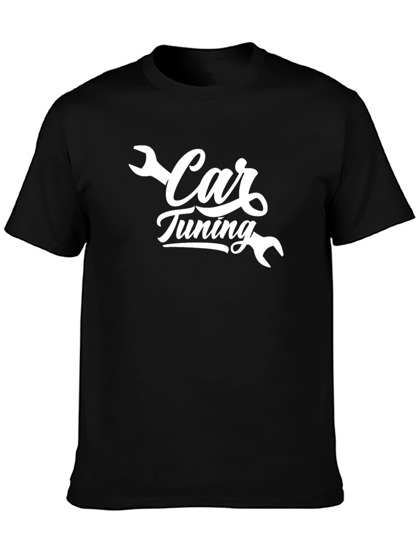 Car Tuning Black T-Shirt - Mechanic Auto Enthusiast Apparel
