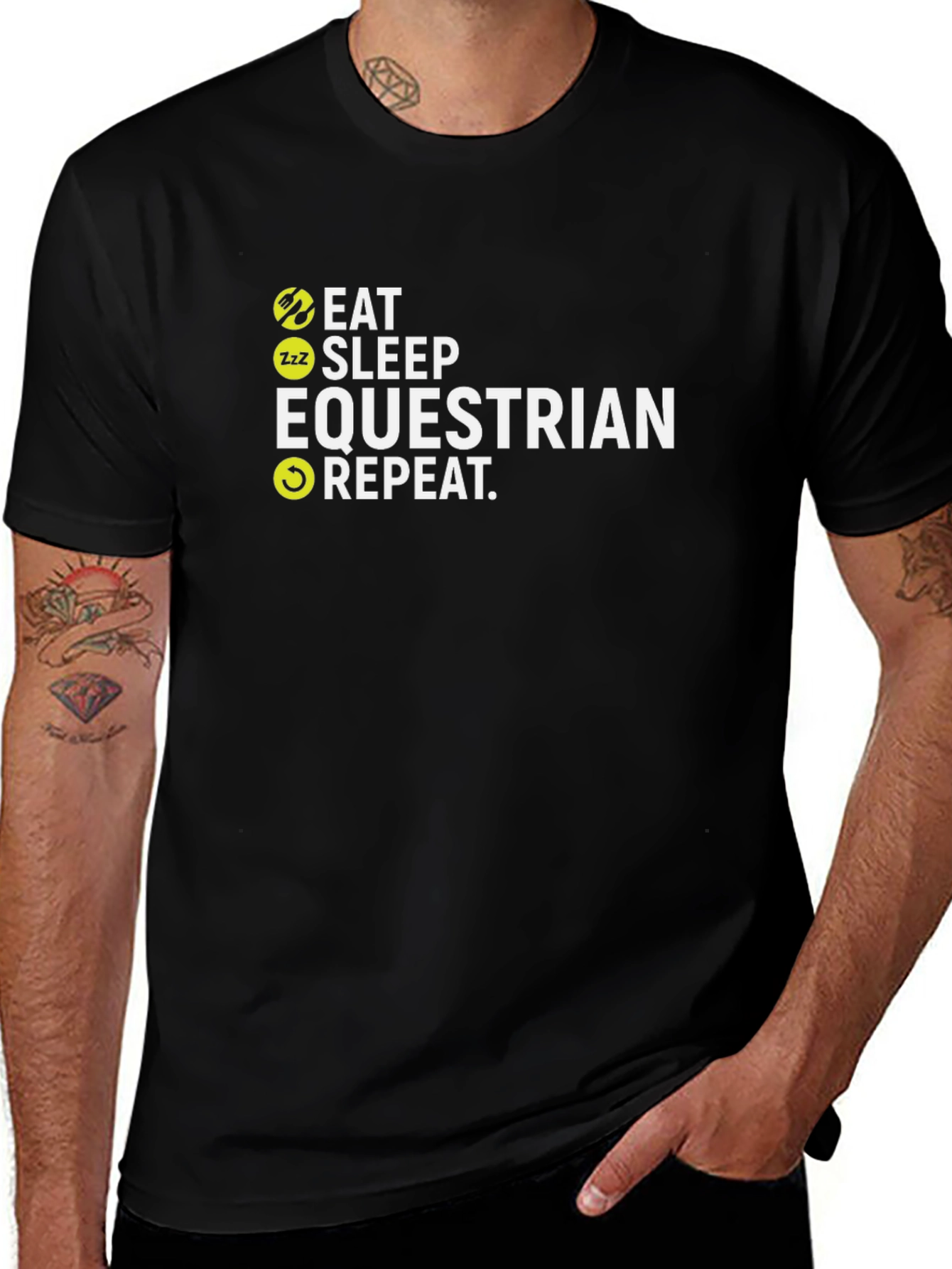 Eat Sleep Equestrian Repeat T-Shirt