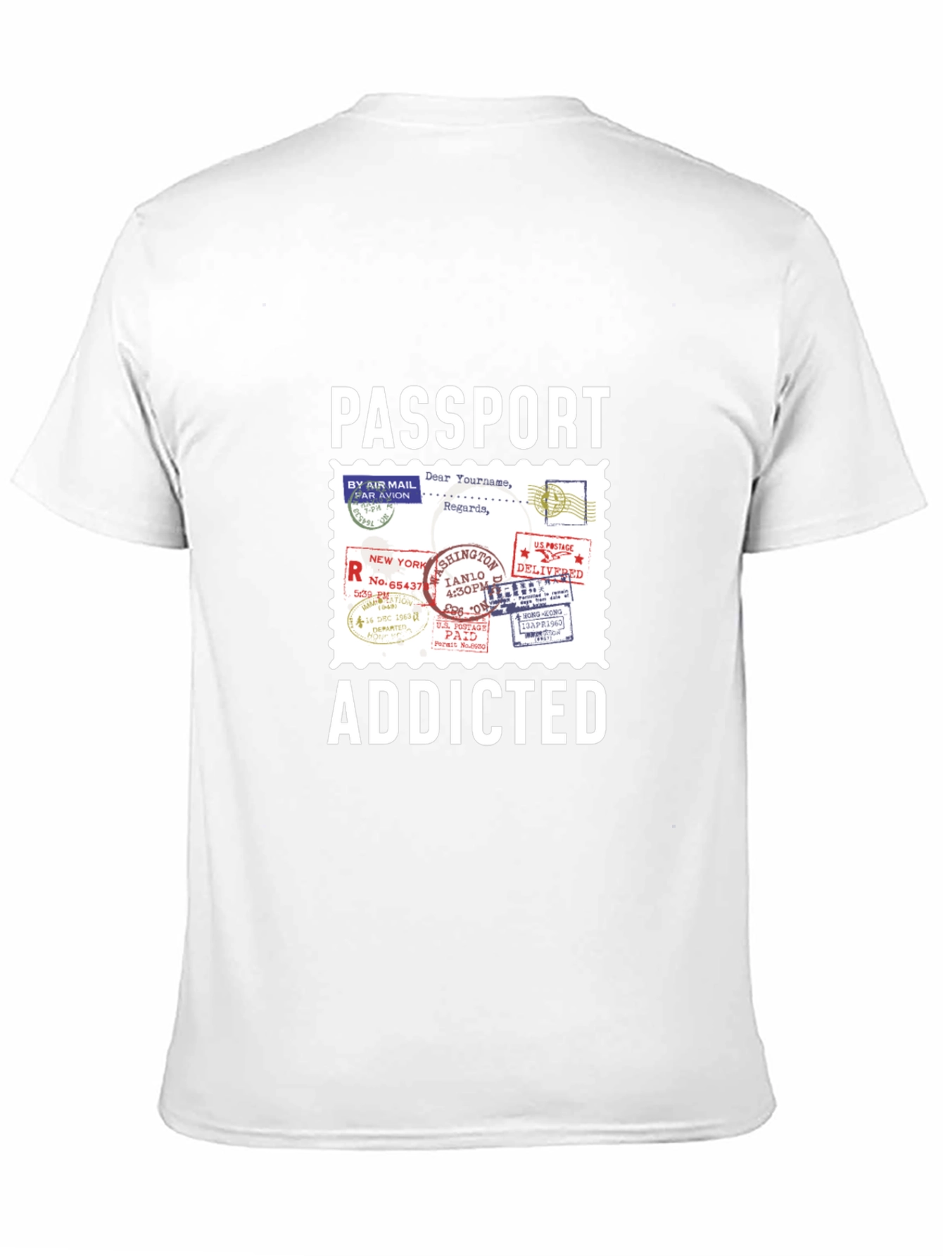 Passport Addicted T-Shirt - Travel Lover Tee
