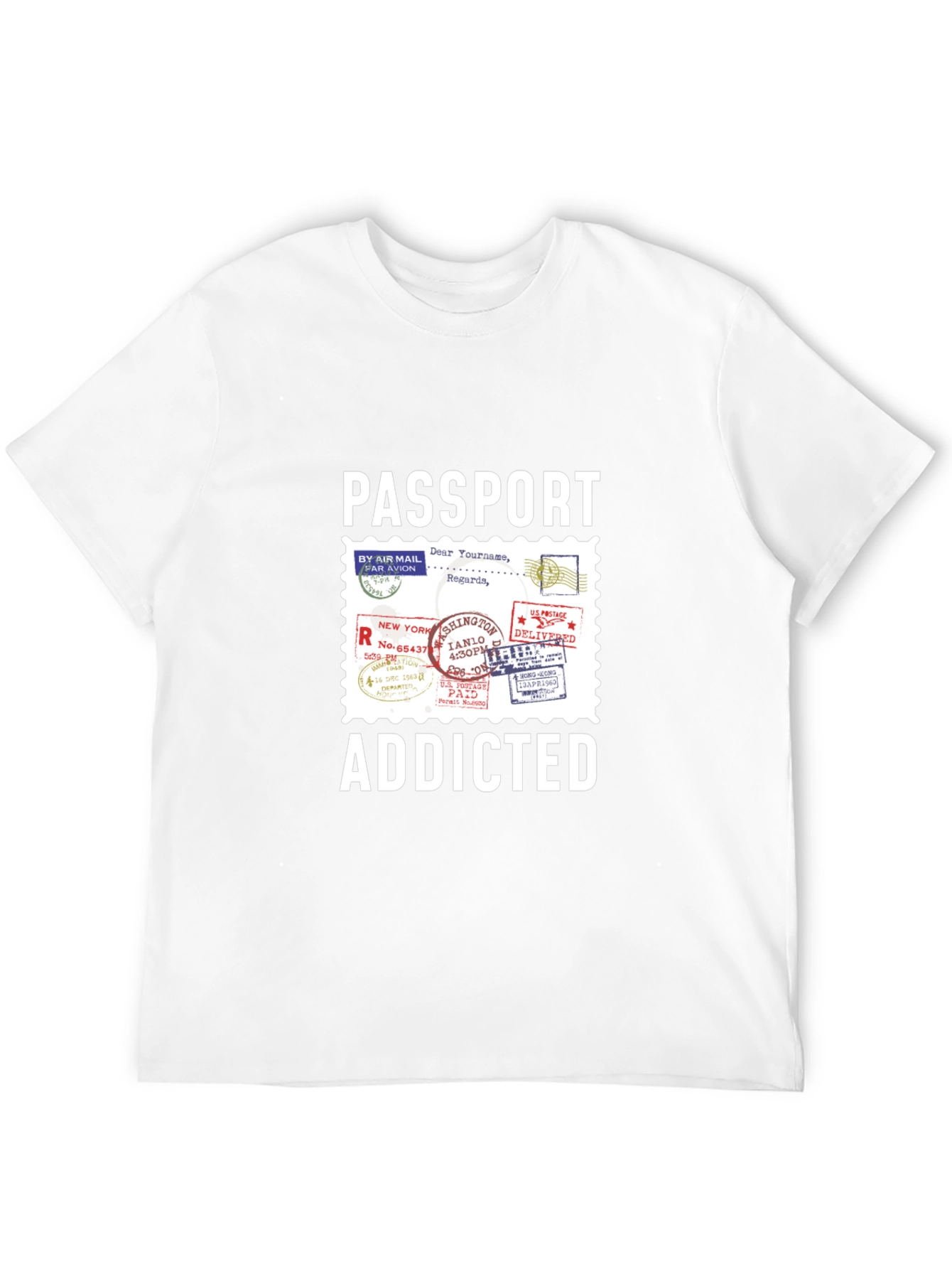 Passport Addicted T-Shirt - Travel Lover Tee