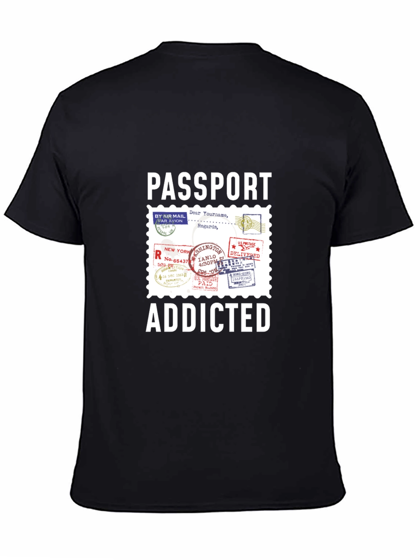 Passport Addicted T-Shirt - Travel Lover Tee