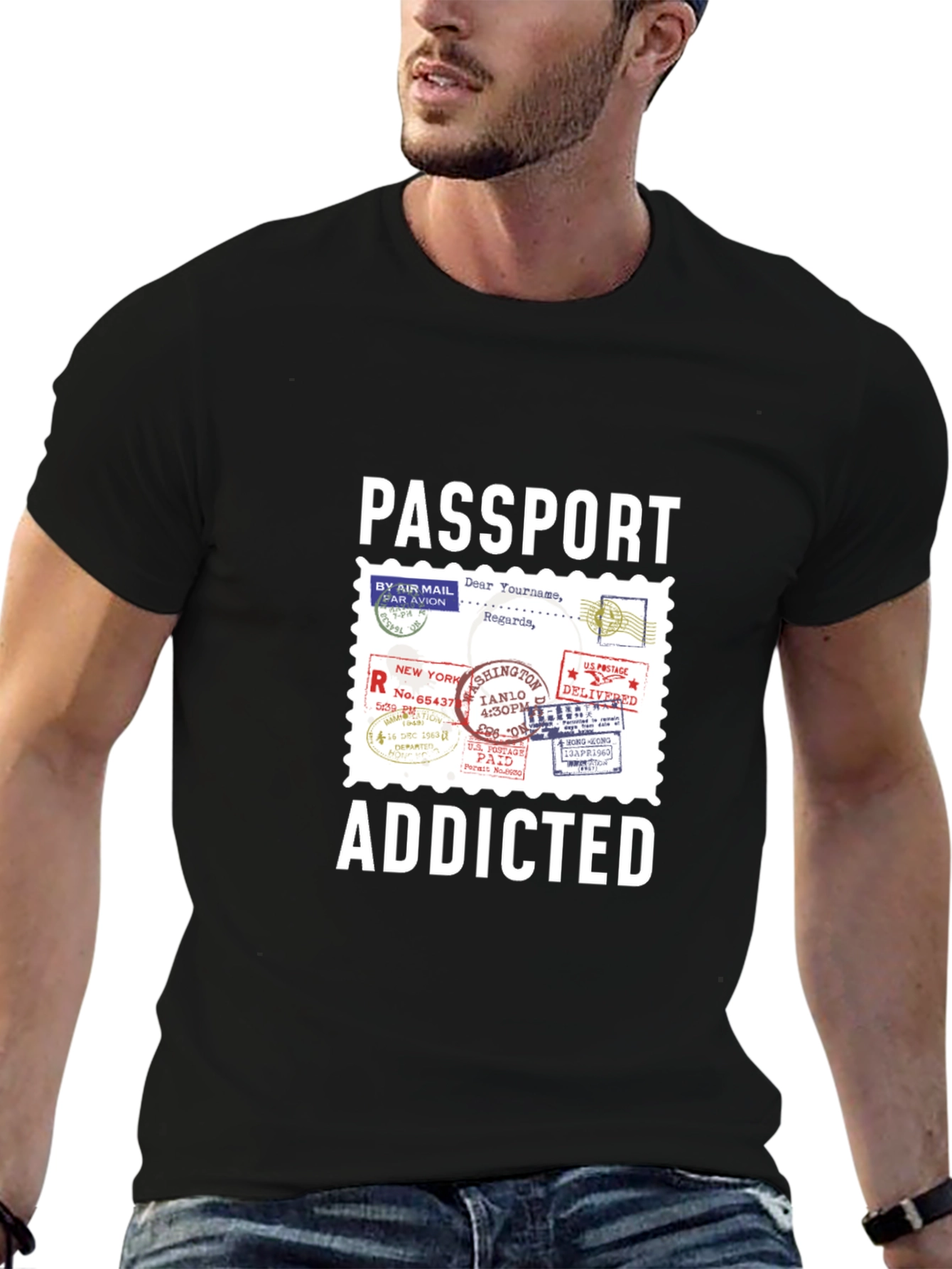 Passport Addicted T-Shirt - Travel Lover Tee