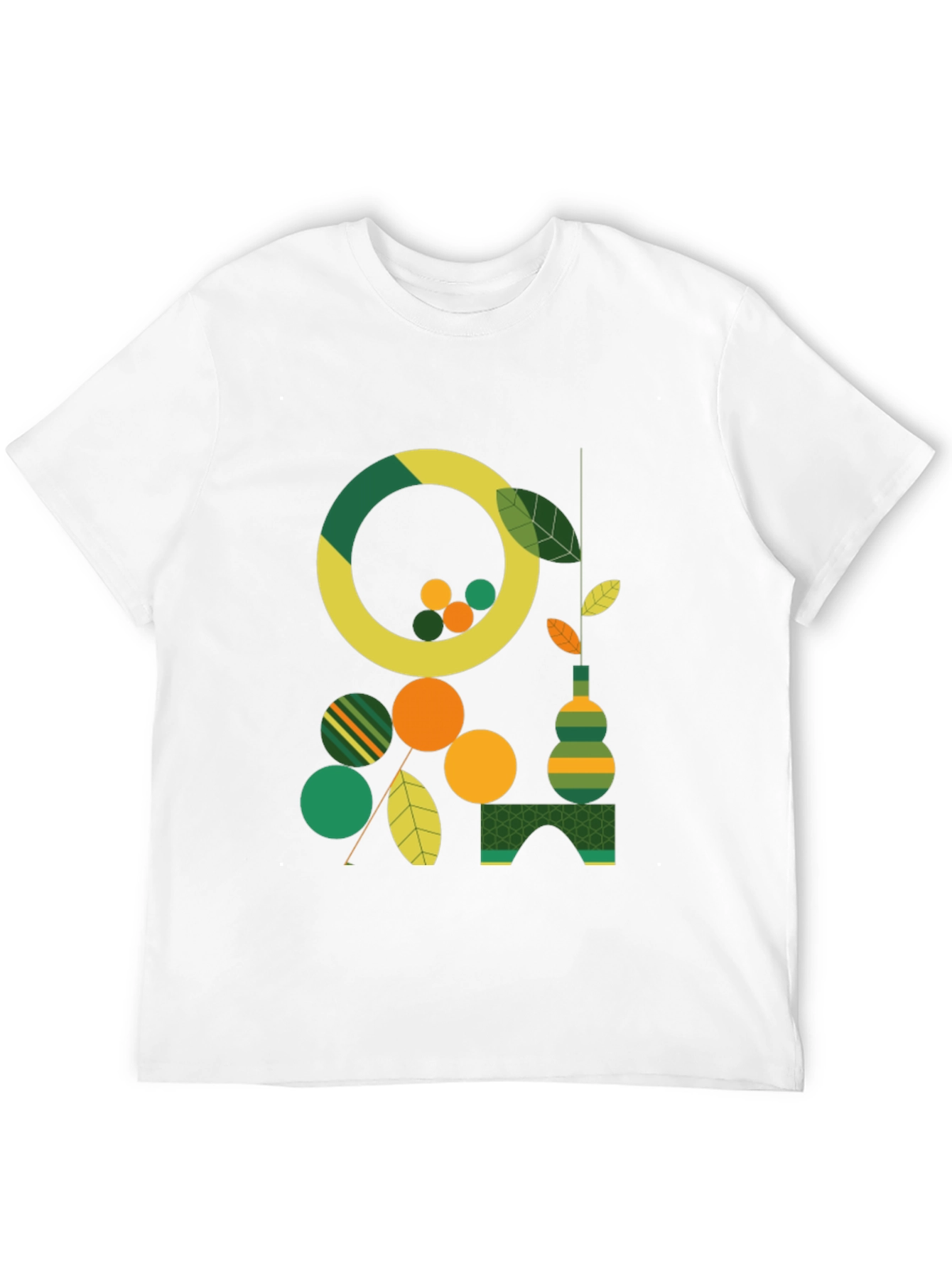 Abstract Geometric Design T-Shirt