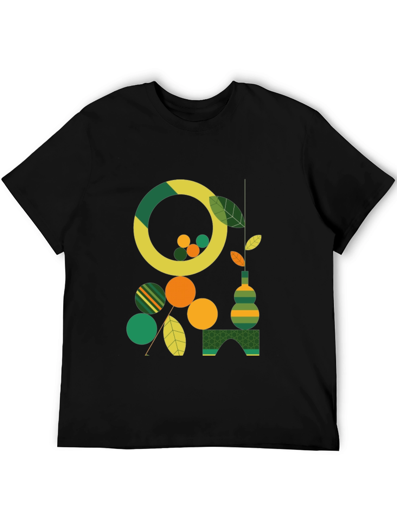 Abstract Geometric Design T-Shirt