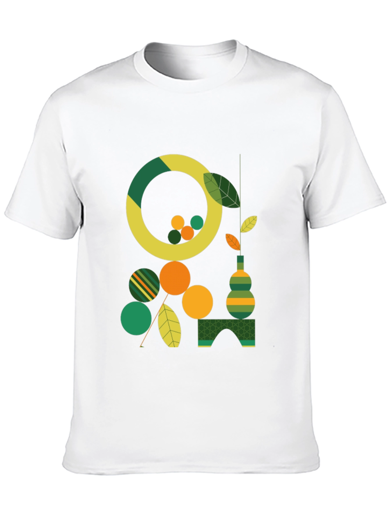 Abstract Geometric Design T-Shirt