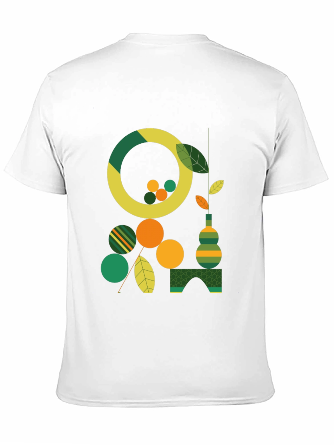 Abstract Geometric Design T-Shirt