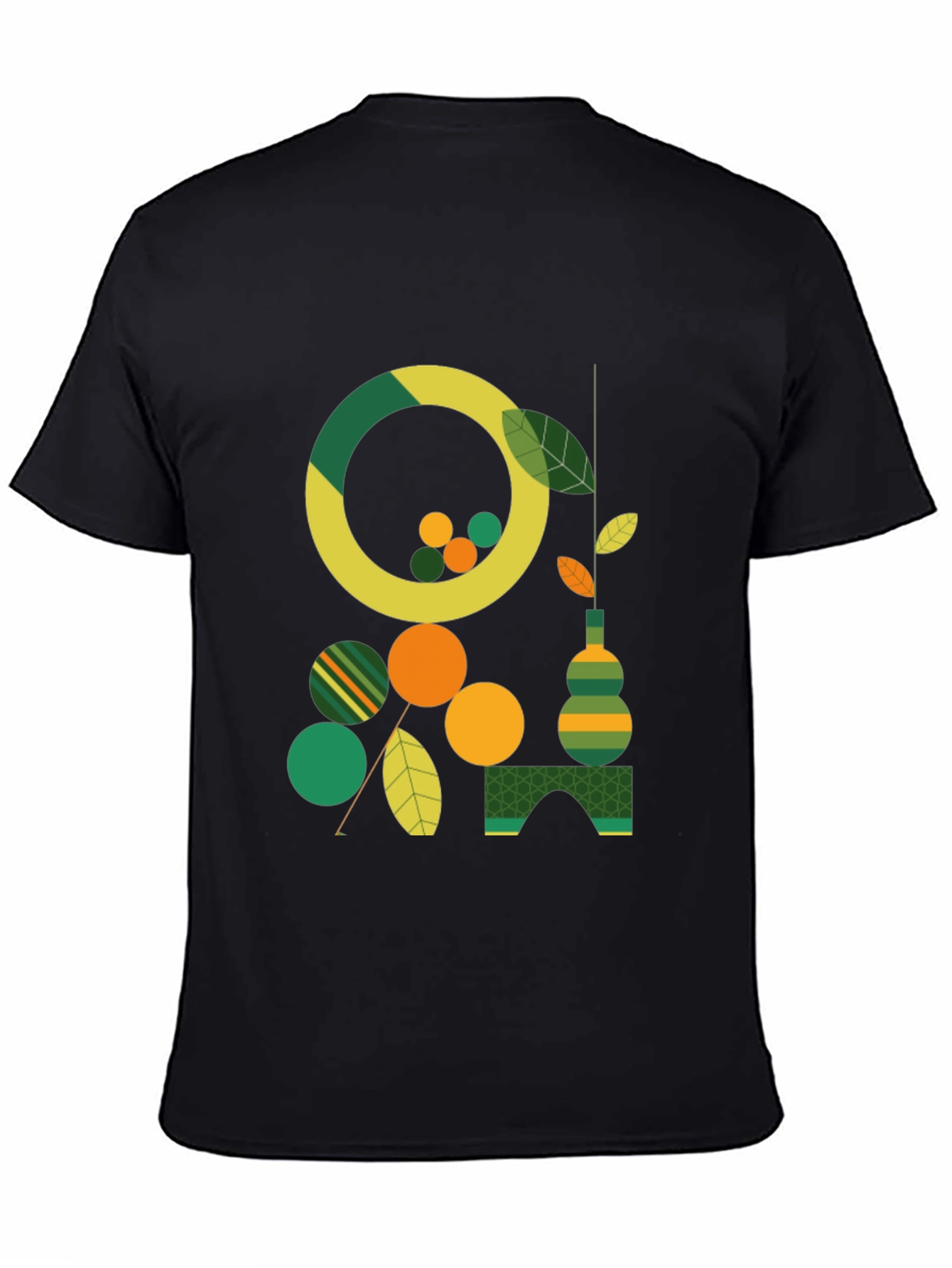 Abstract Geometric Design T-Shirt