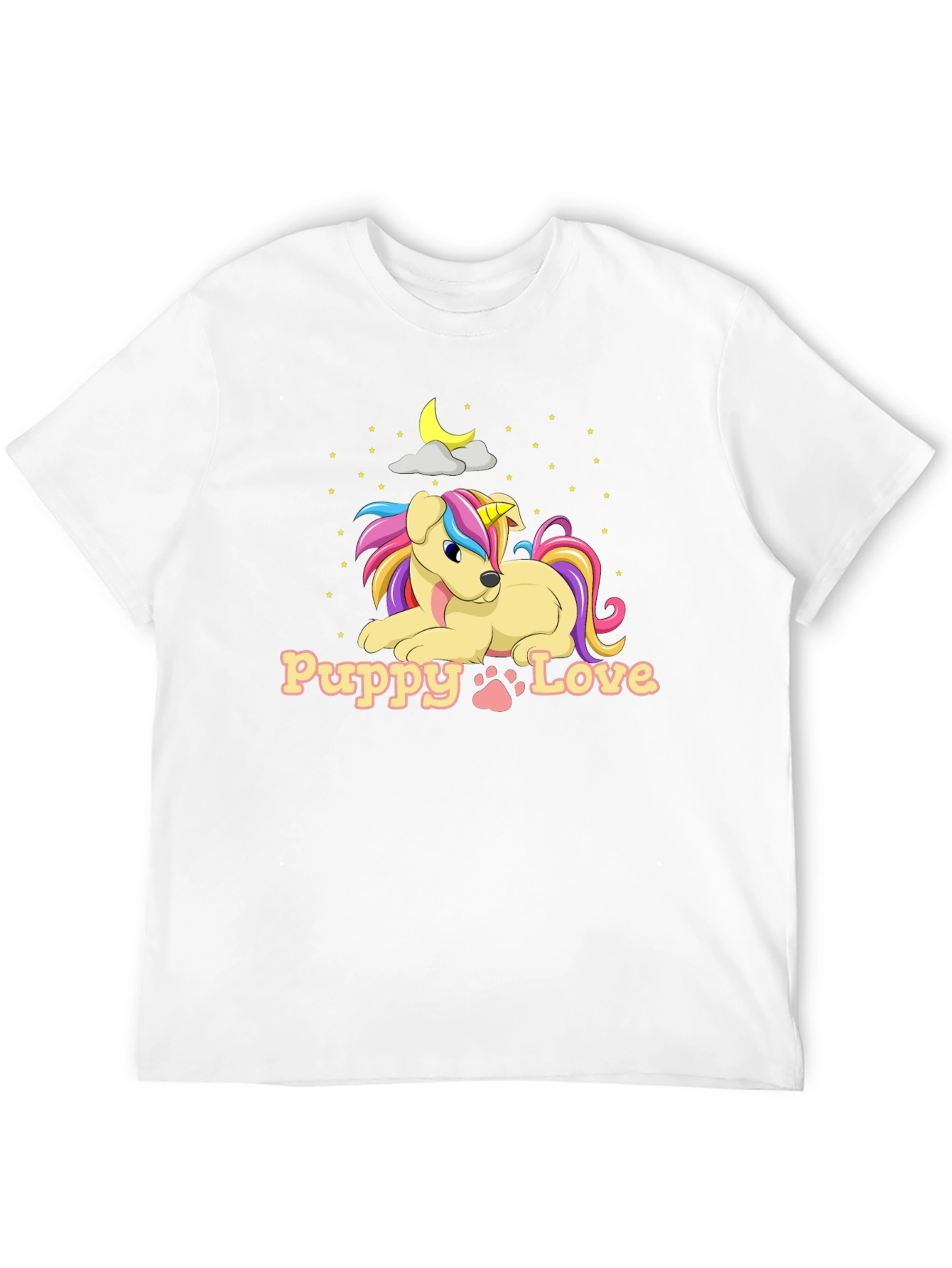 Puppy Love Unicorn Dog Graphic T-Shirt