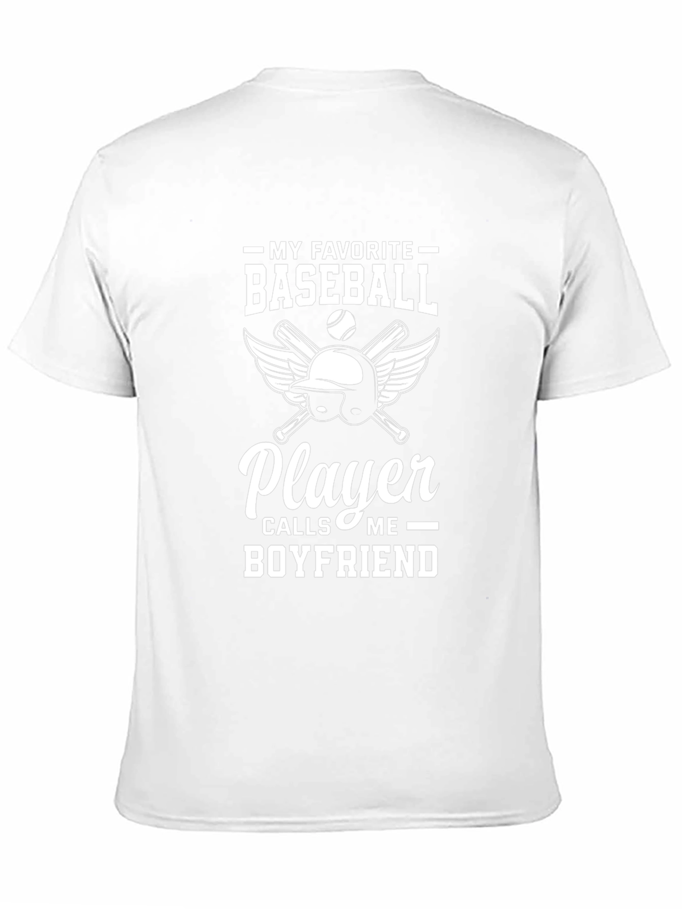 Baseball Boyfriend T-Shirt - Gift for Baseball Fans