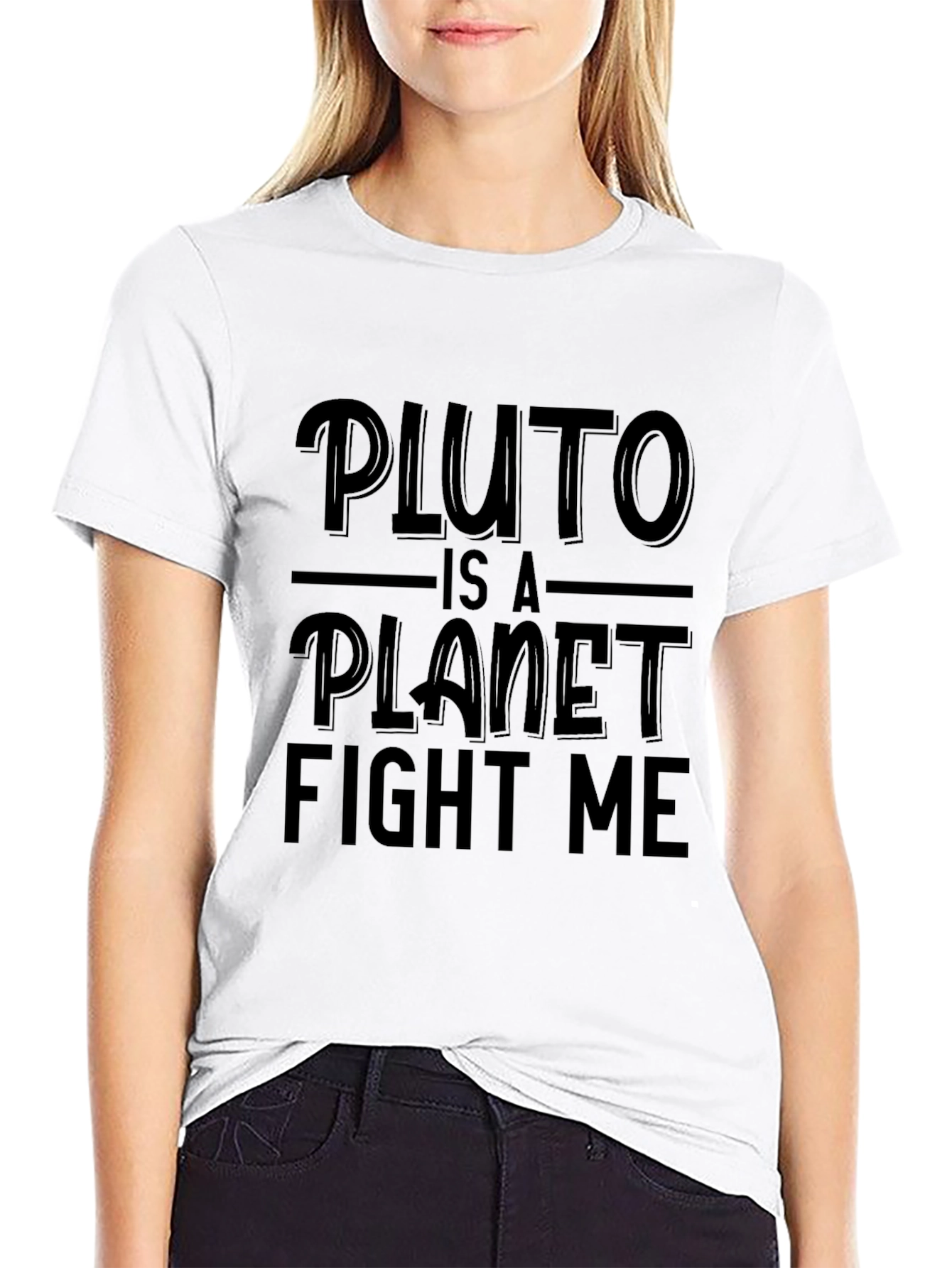 Pluto is a Planet Fight Me T-Shirt