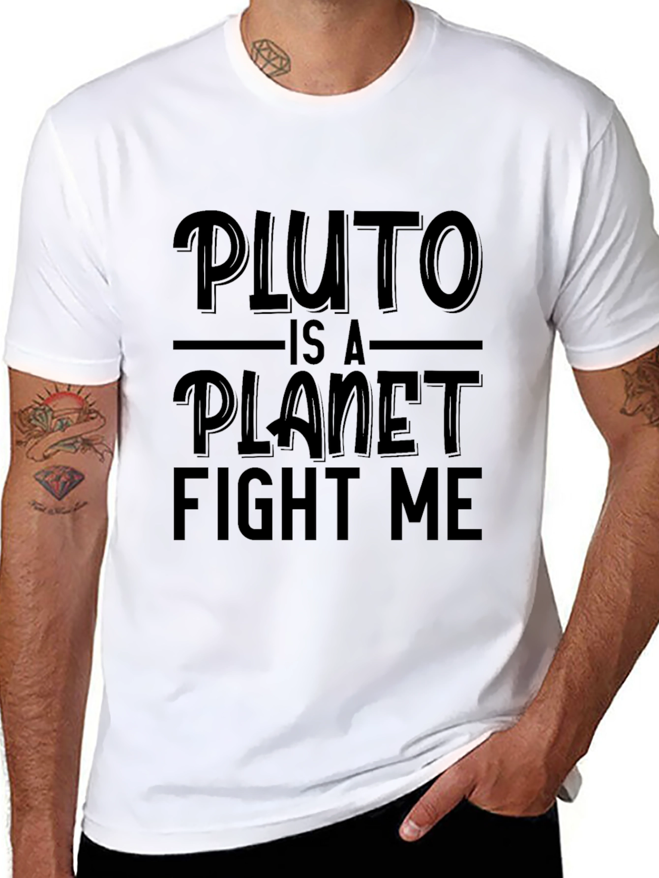 Pluto is a Planet Fight Me T-Shirt