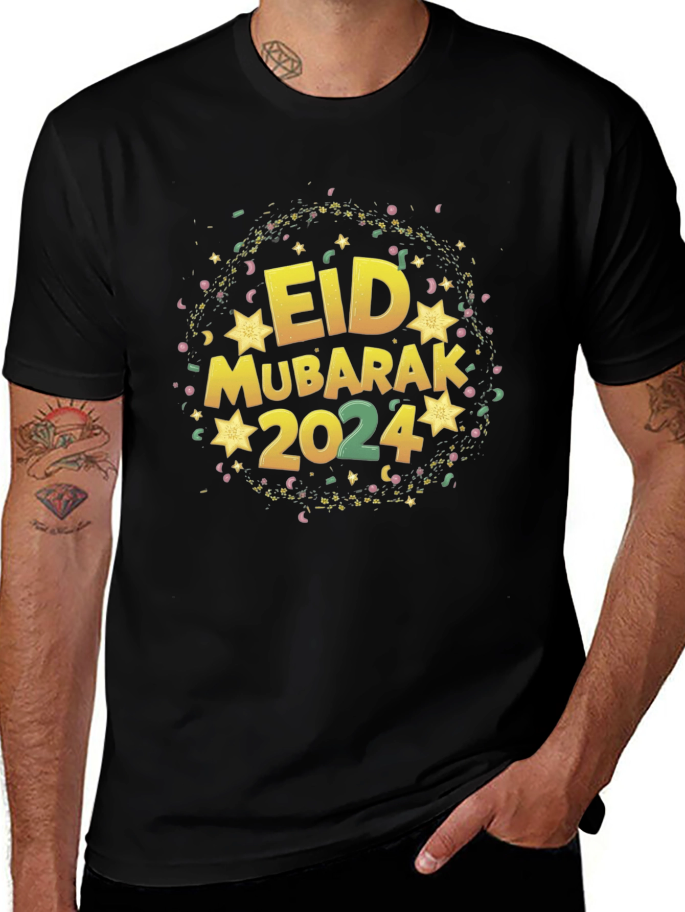 Eid Mubarak 2024 T-Shirt Holiday Celebration