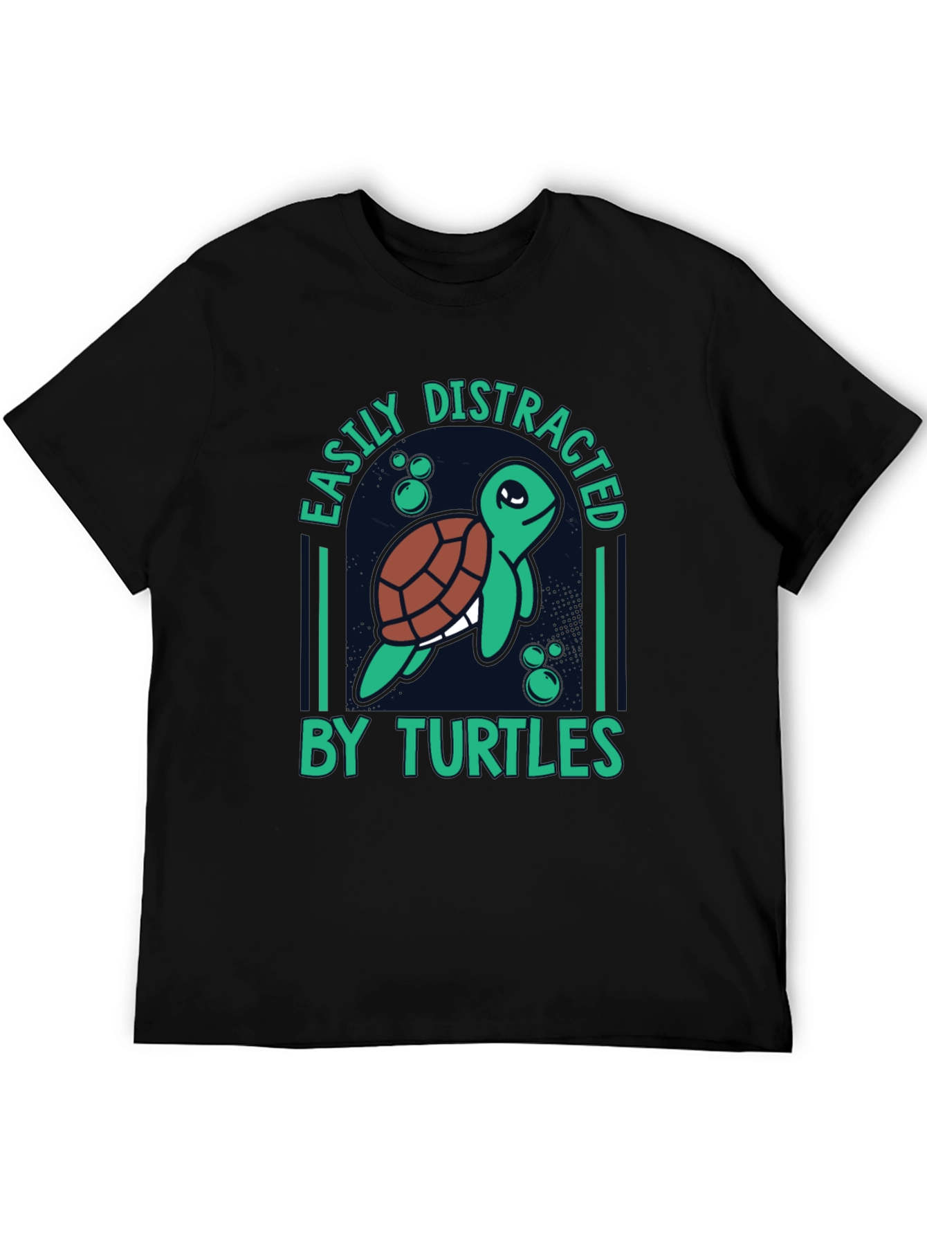 Easily Distracted by Turtles Graphic Tee