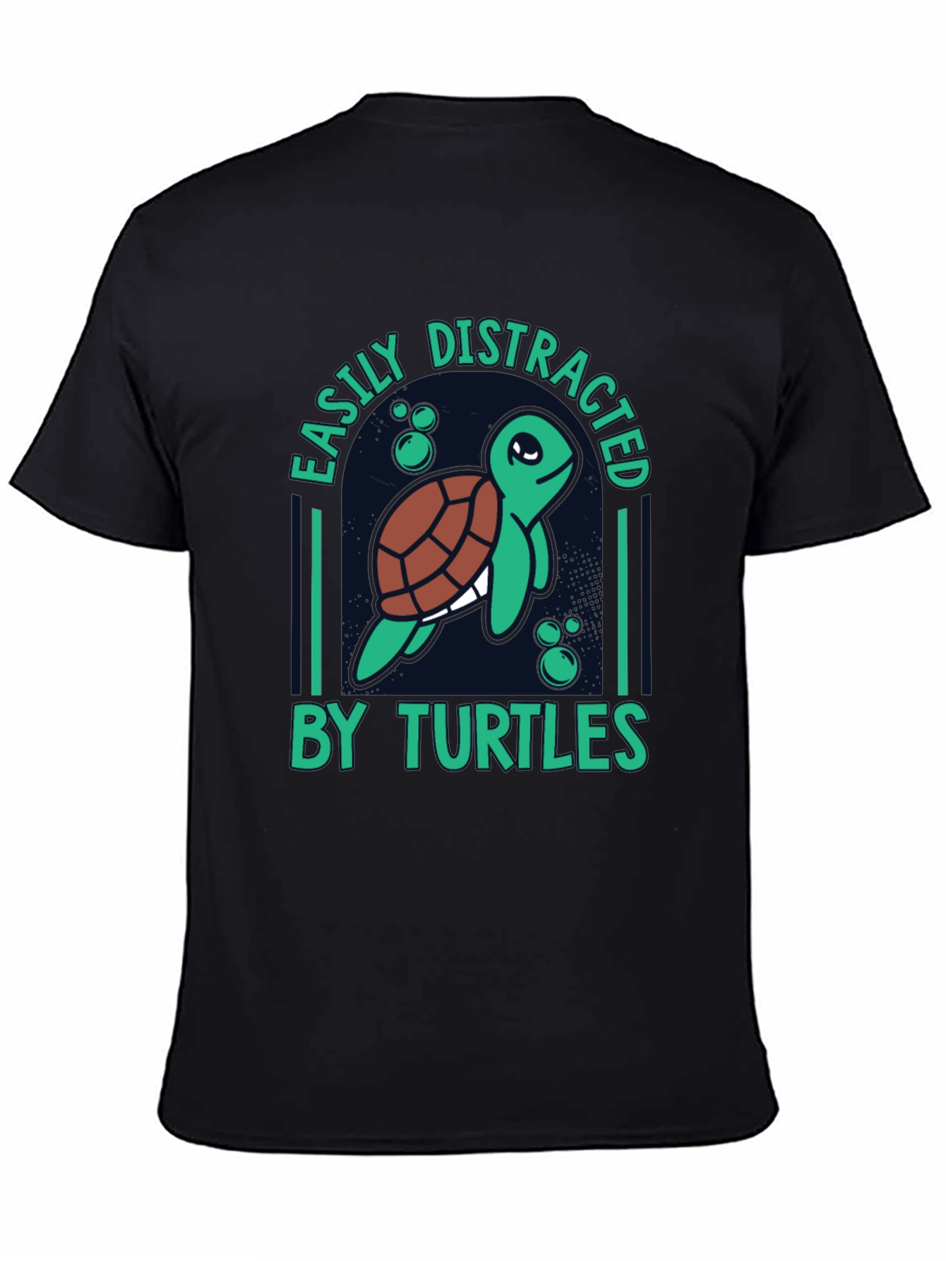 Easily Distracted by Turtles Graphic Tee