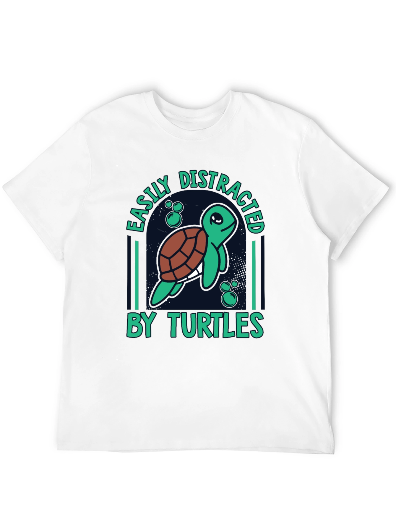 Easily Distracted by Turtles Graphic Tee
