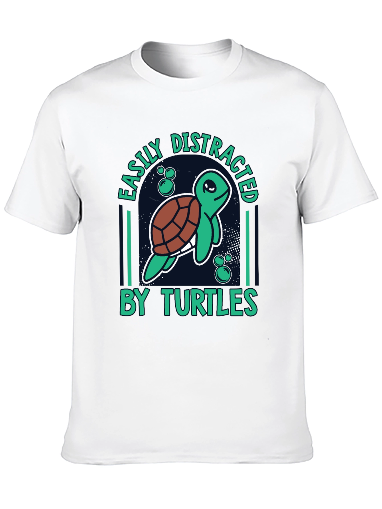 Easily Distracted by Turtles Graphic Tee