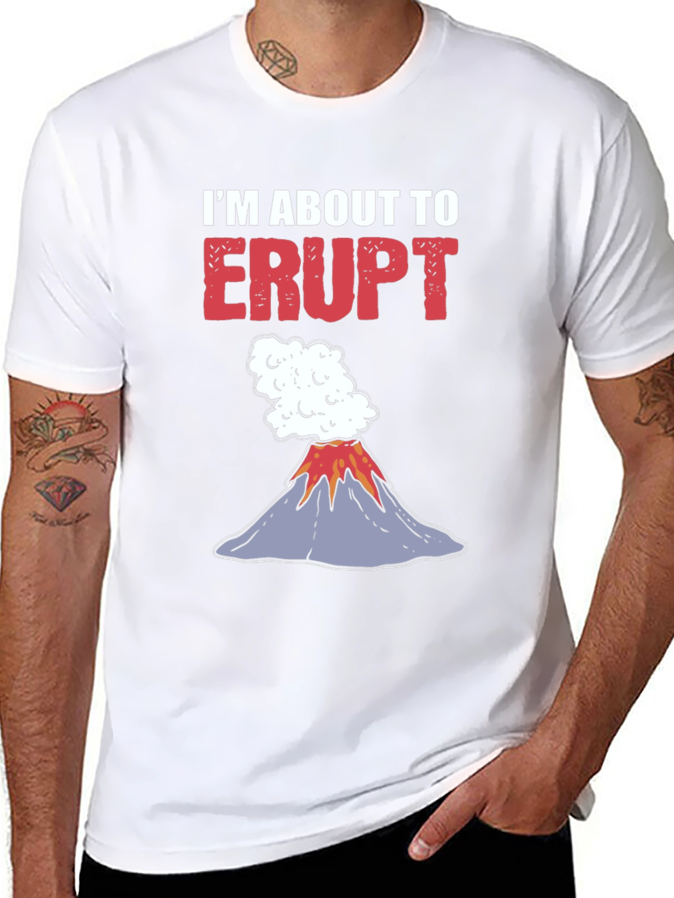 Im About To Erupt Graphic Tee