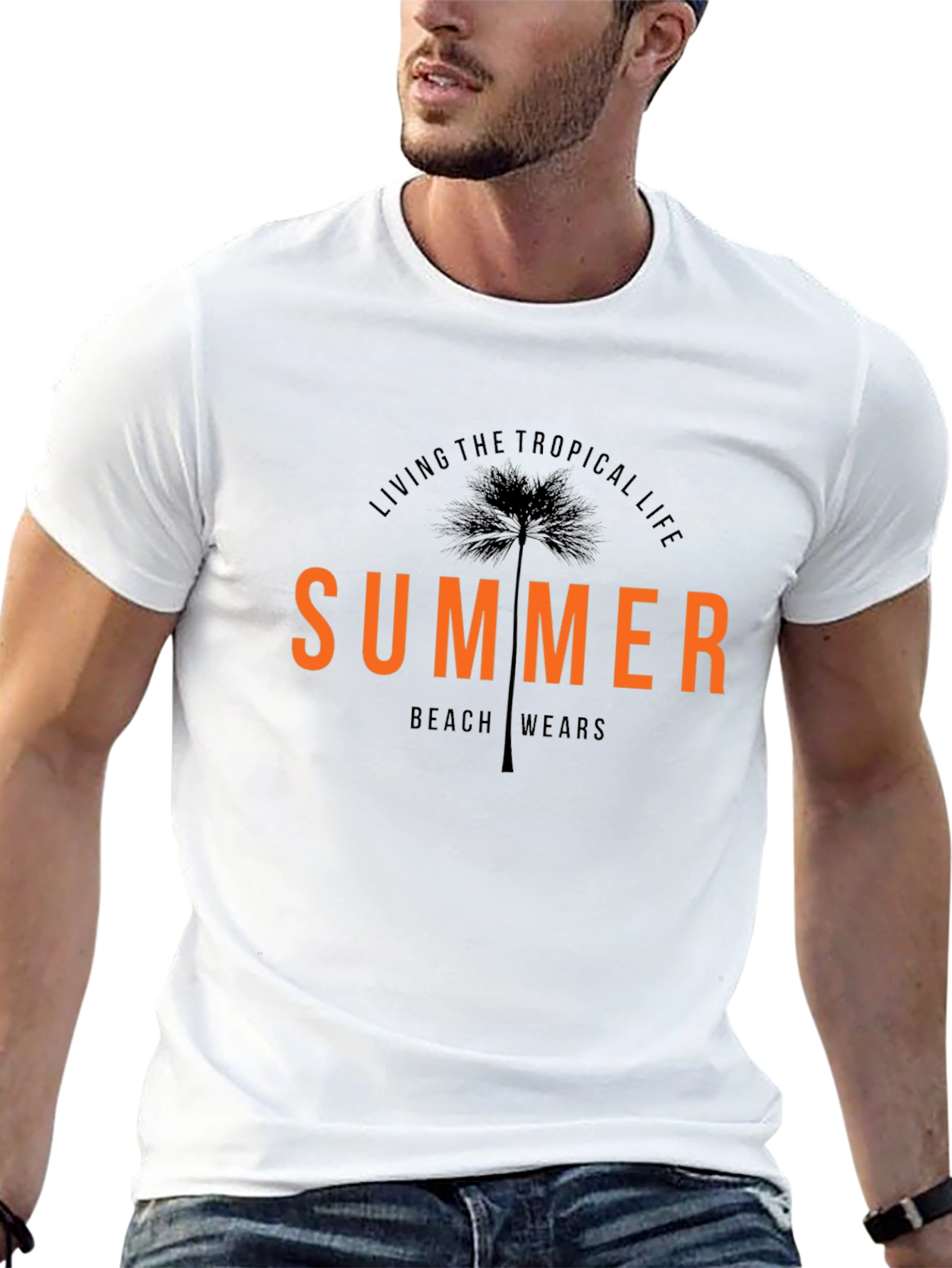 Tropical Summer Beach Wears Graphic T-Shirt