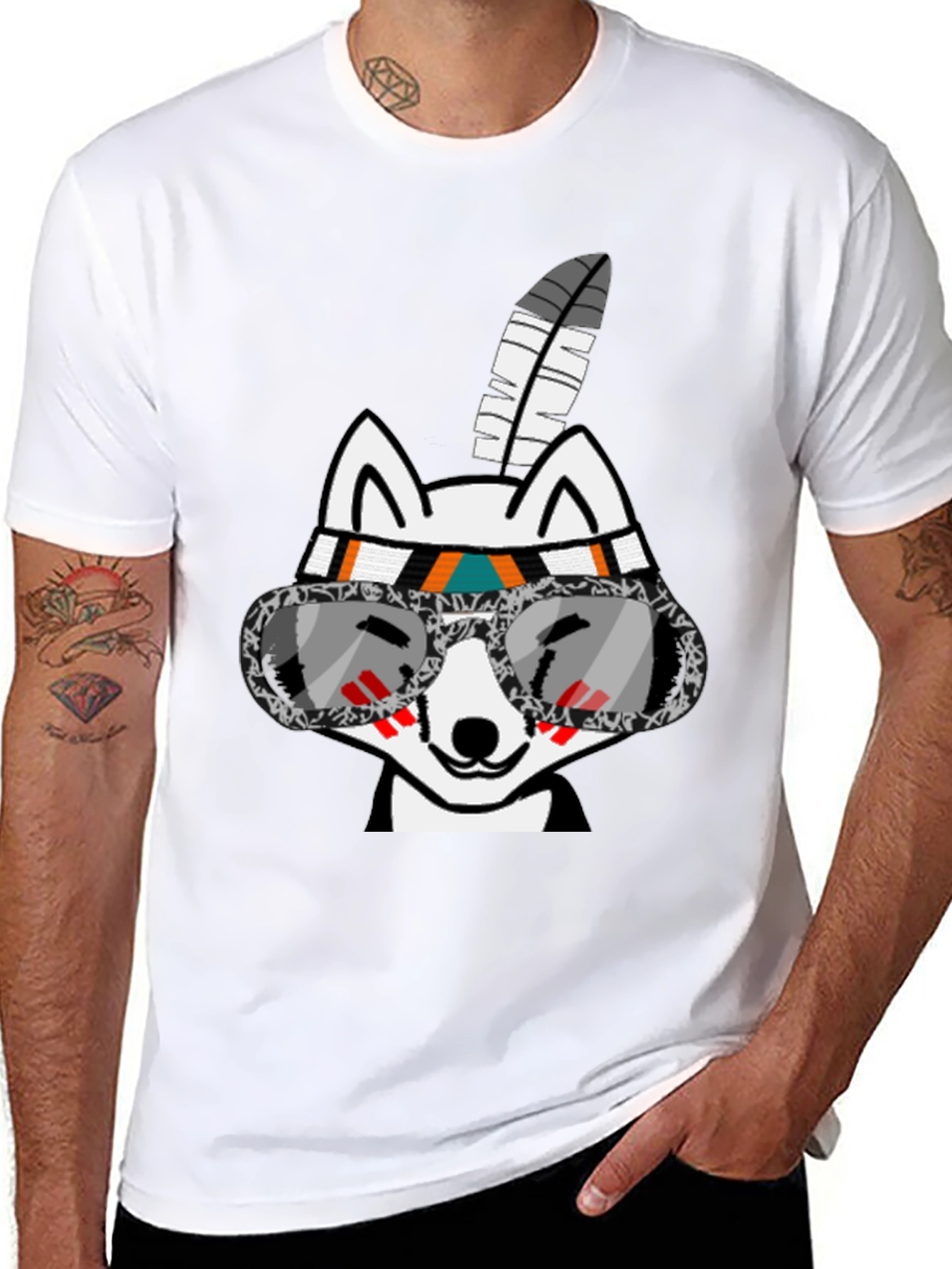 Cool Fox Graphic T-Shirt - Unique Animal Design