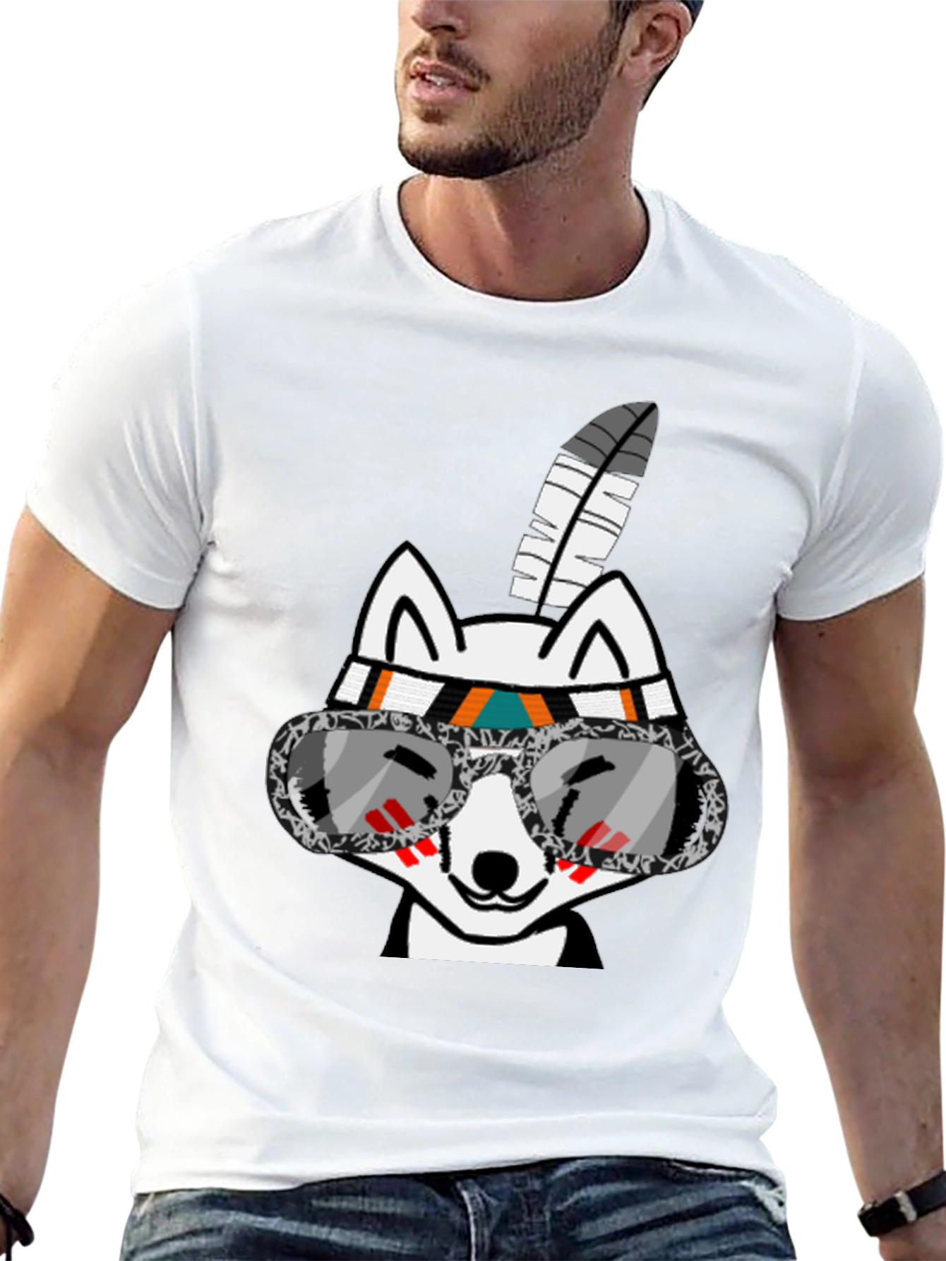 Cool Fox Graphic T-Shirt - Unique Animal Design