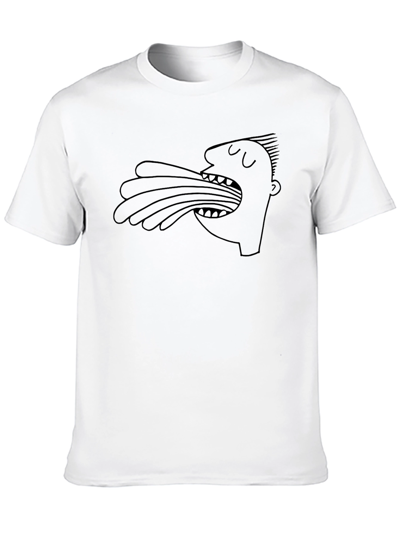 Abstract Art Black Graphic Tee
