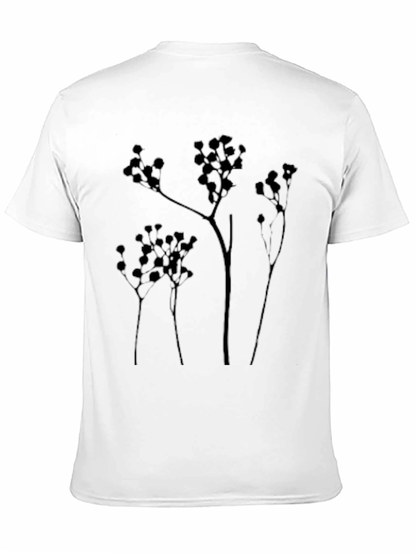 Botanical Silhouette T-Shirt - Modern Graphic Tee