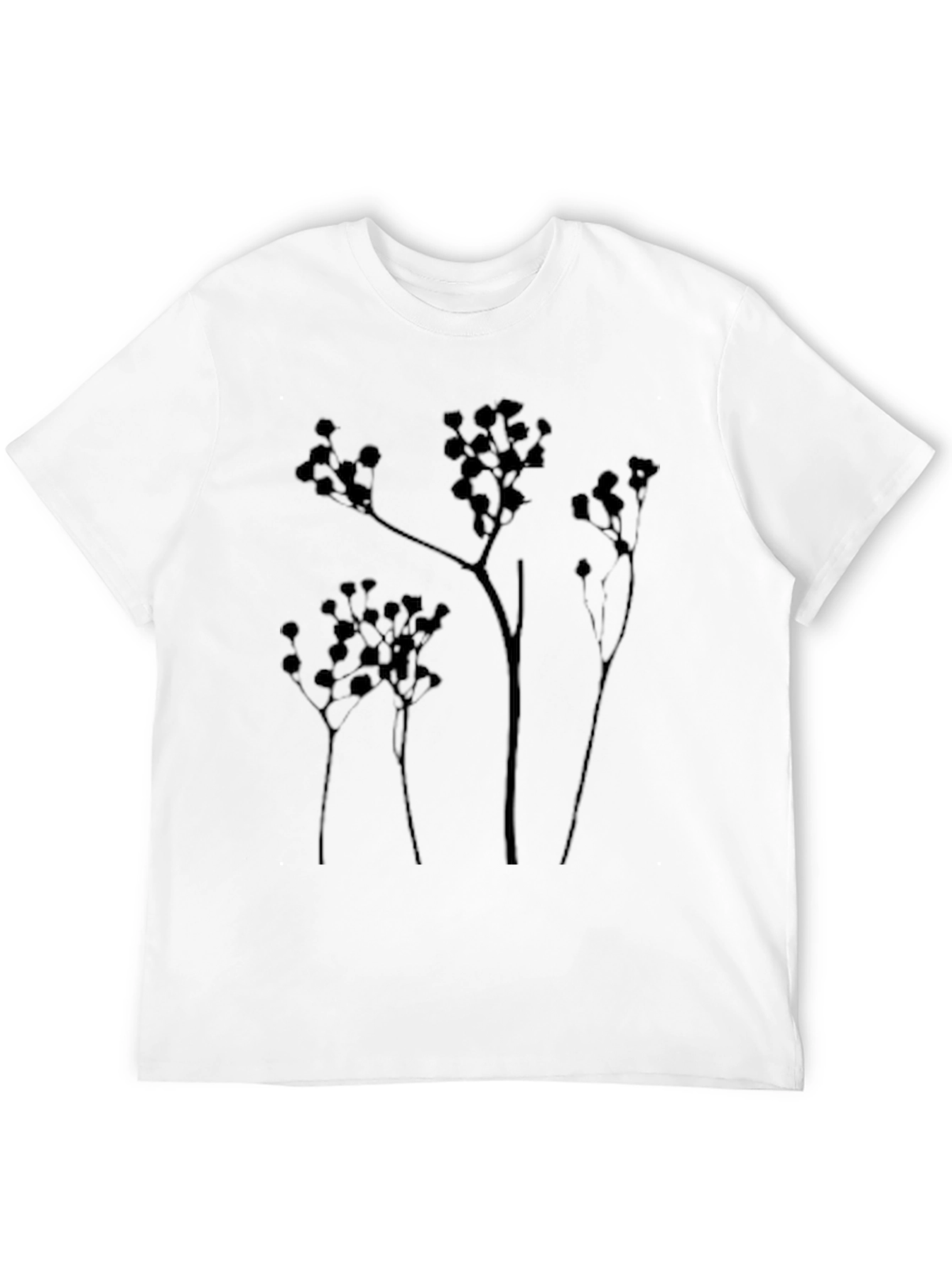 Botanical Silhouette T-Shirt - Modern Graphic Tee
