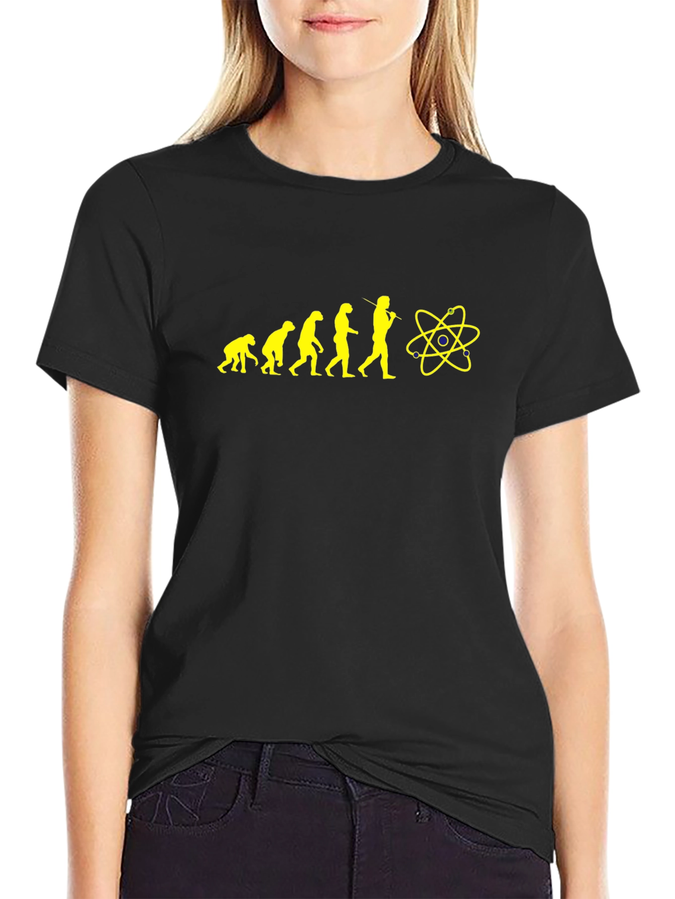 Evolution of Science Black T-Shirt