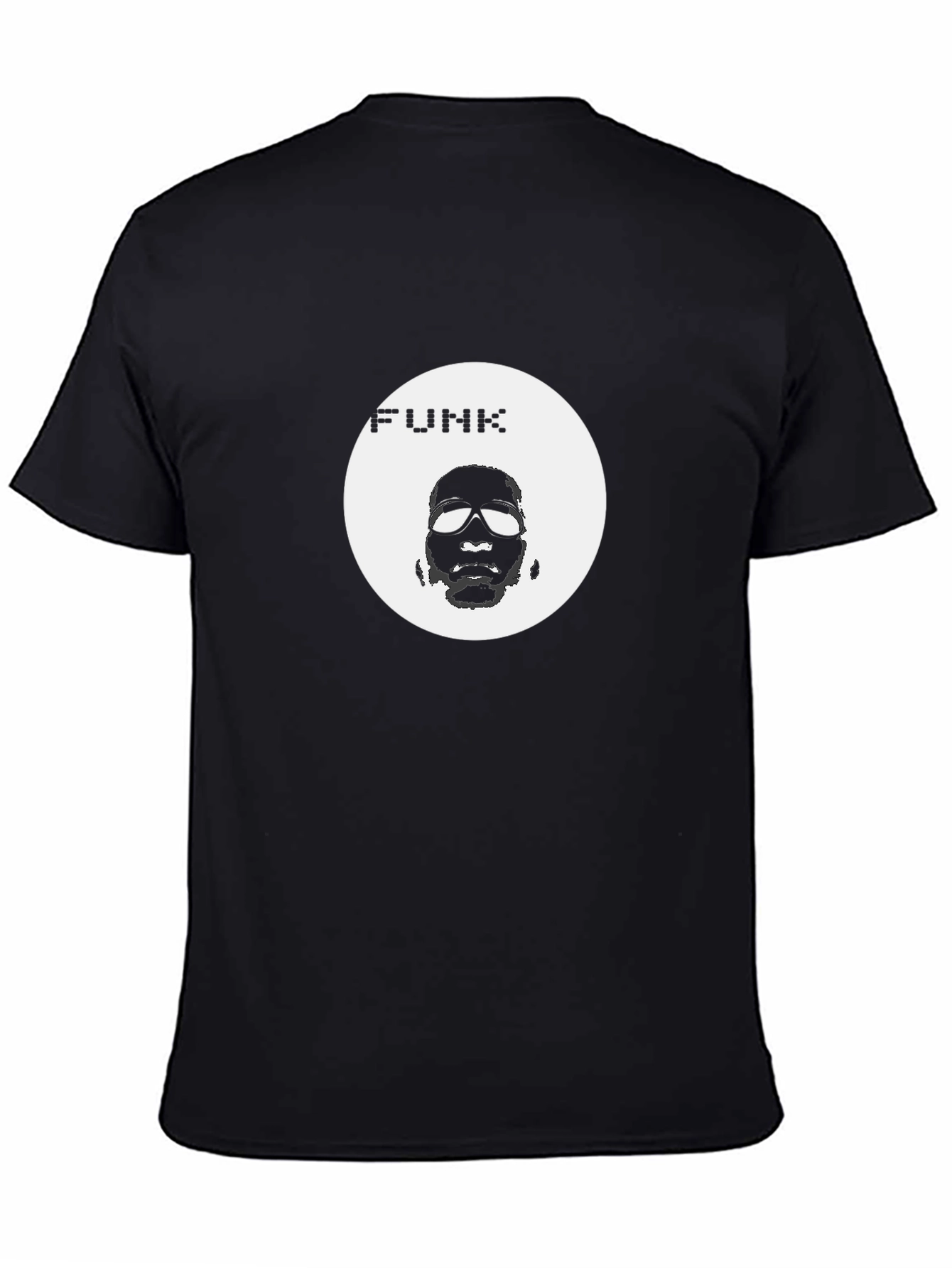 Funk Graphic Print Black T-Shirt
