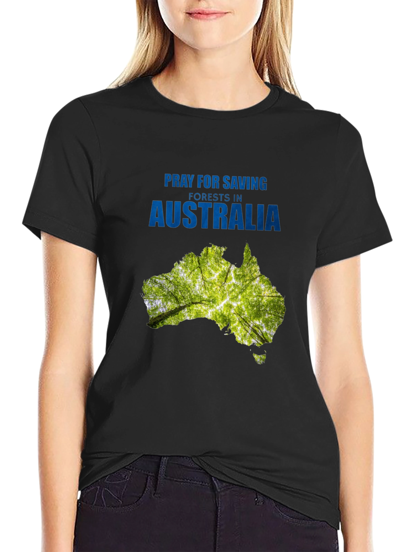 Pray for Australia Forest T-Shirt